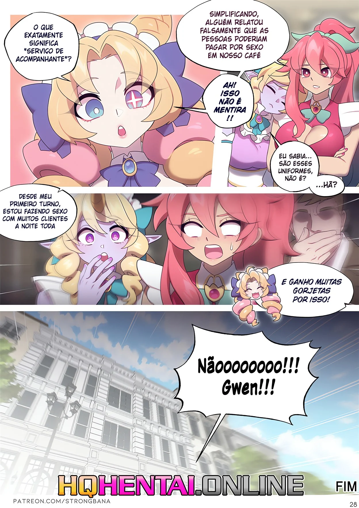 Gorjetas para Gwen – Gwen Hentai – HQ em Português