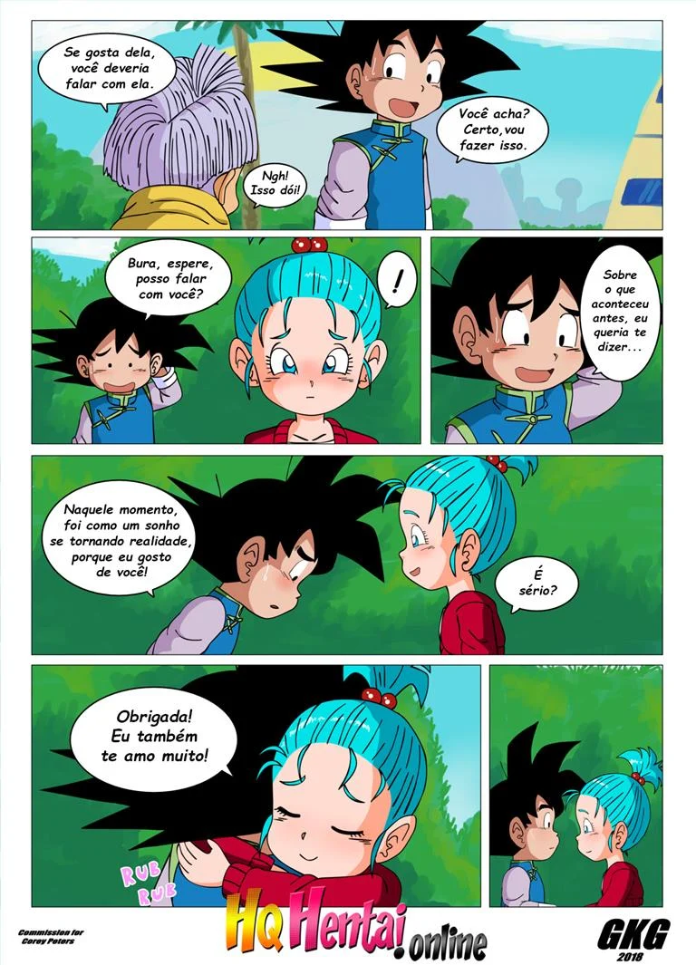 Goten e Bra – hentai sem censura – Desenho de Sexo