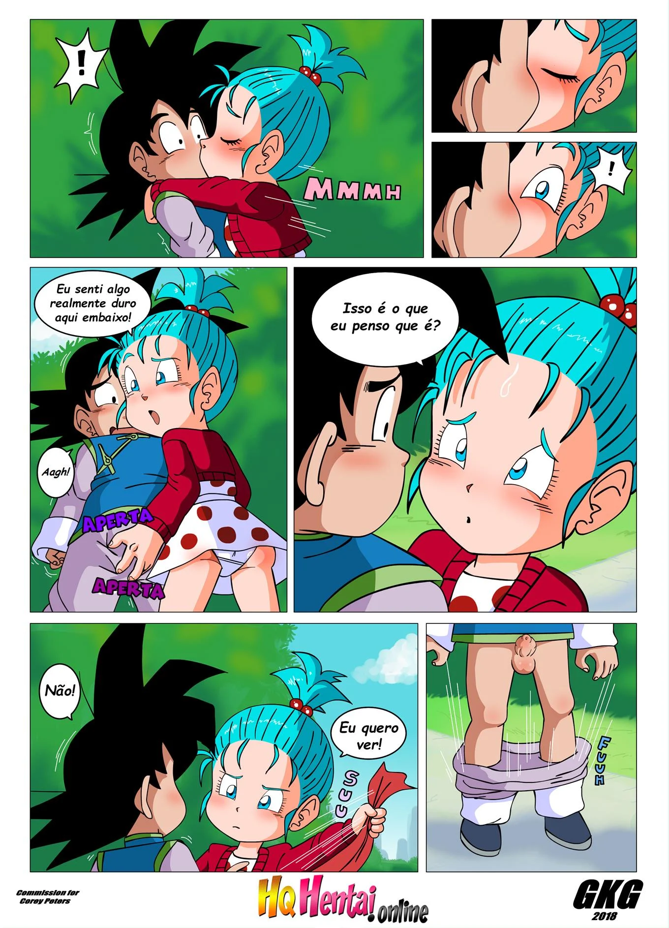 Goten e Bra – hentai sem censura – Desenho de Sexo