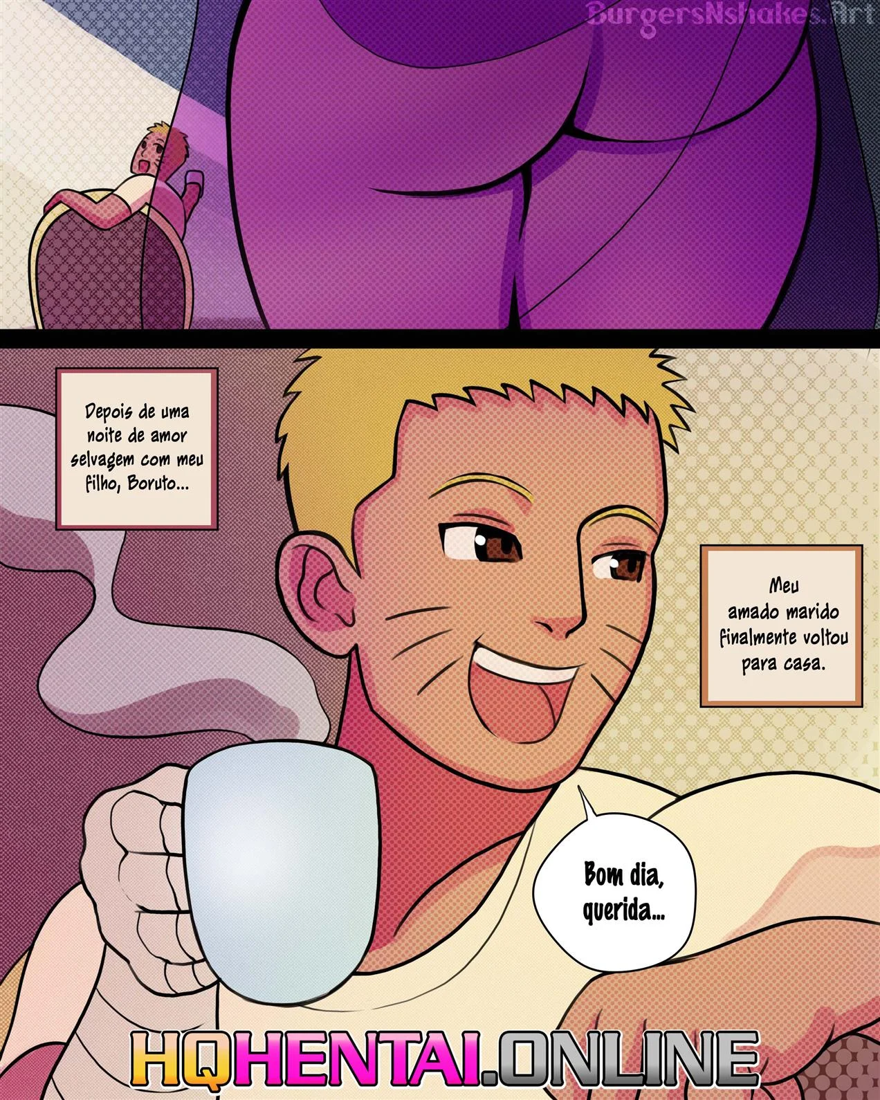 Hinata viciada no pau de Boruto 2 – Mãe e Filho – Desenho Erótico