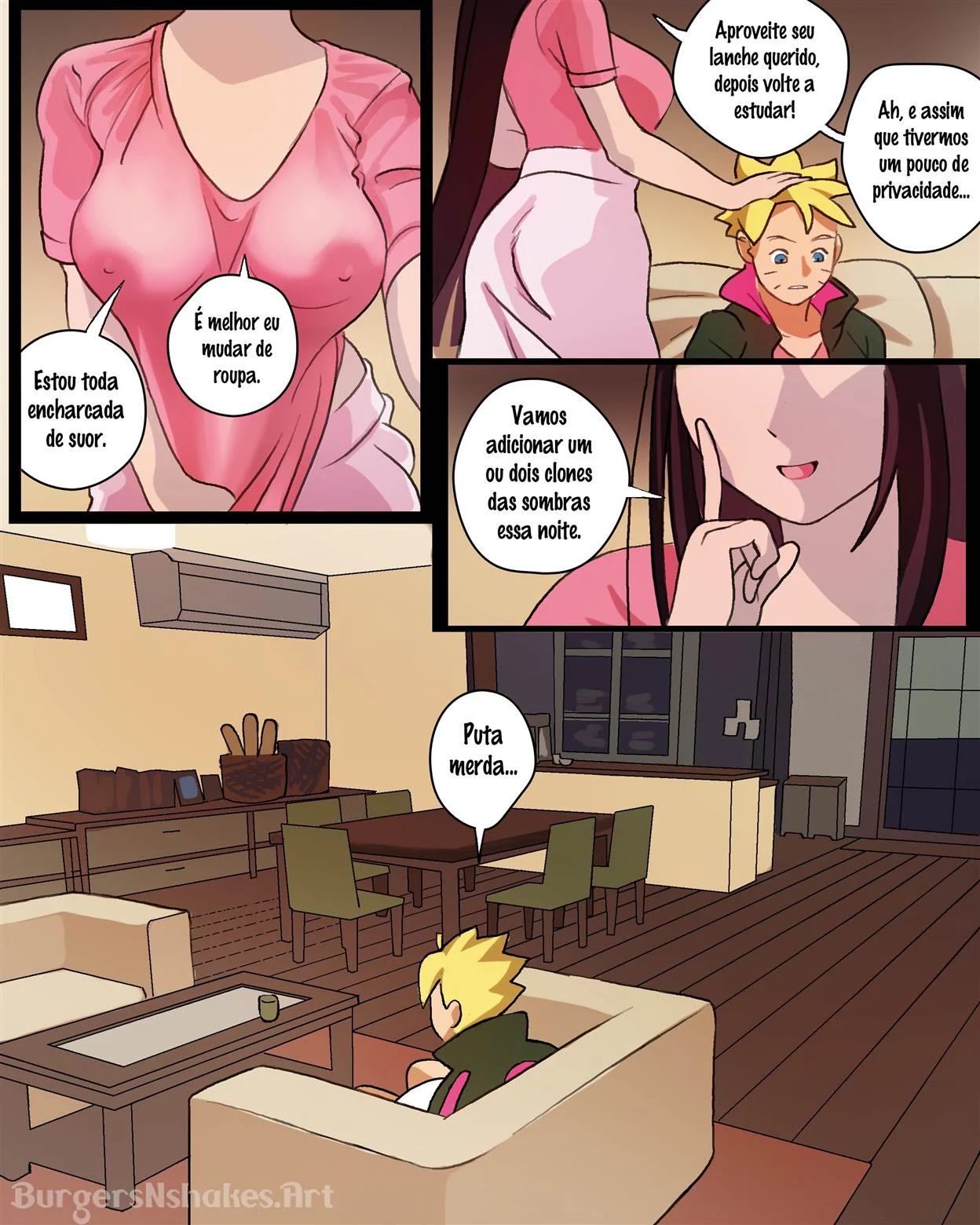 Hinata viciada no pau de Boruto 2 – Mãe e Filho – Desenho Erótico Hinata viciada no pau de Boruto 2 – Mãe e Filho – Desenho Erótico