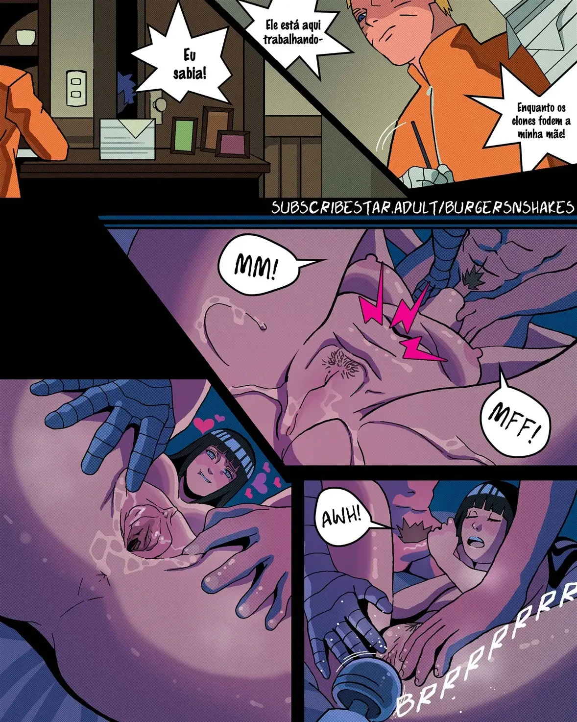 Hinata viciada no pau de Boruto 3 – Brinquedos Sexuais – Completo