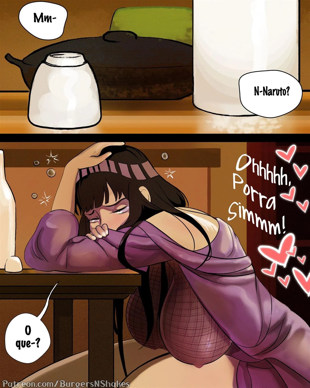 Hinata viciada no pau de Boruto – Incesto – Versão Nacional