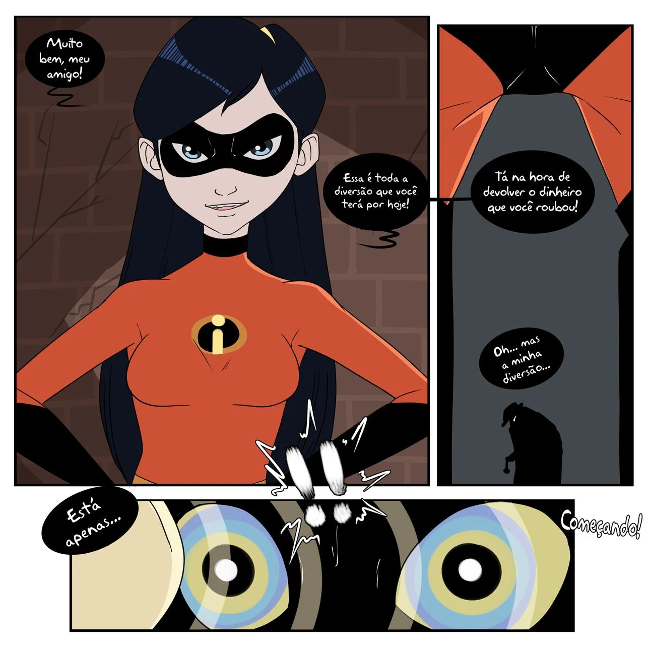 Hipnotizando a Violeta – Anal – Desenho Erótico