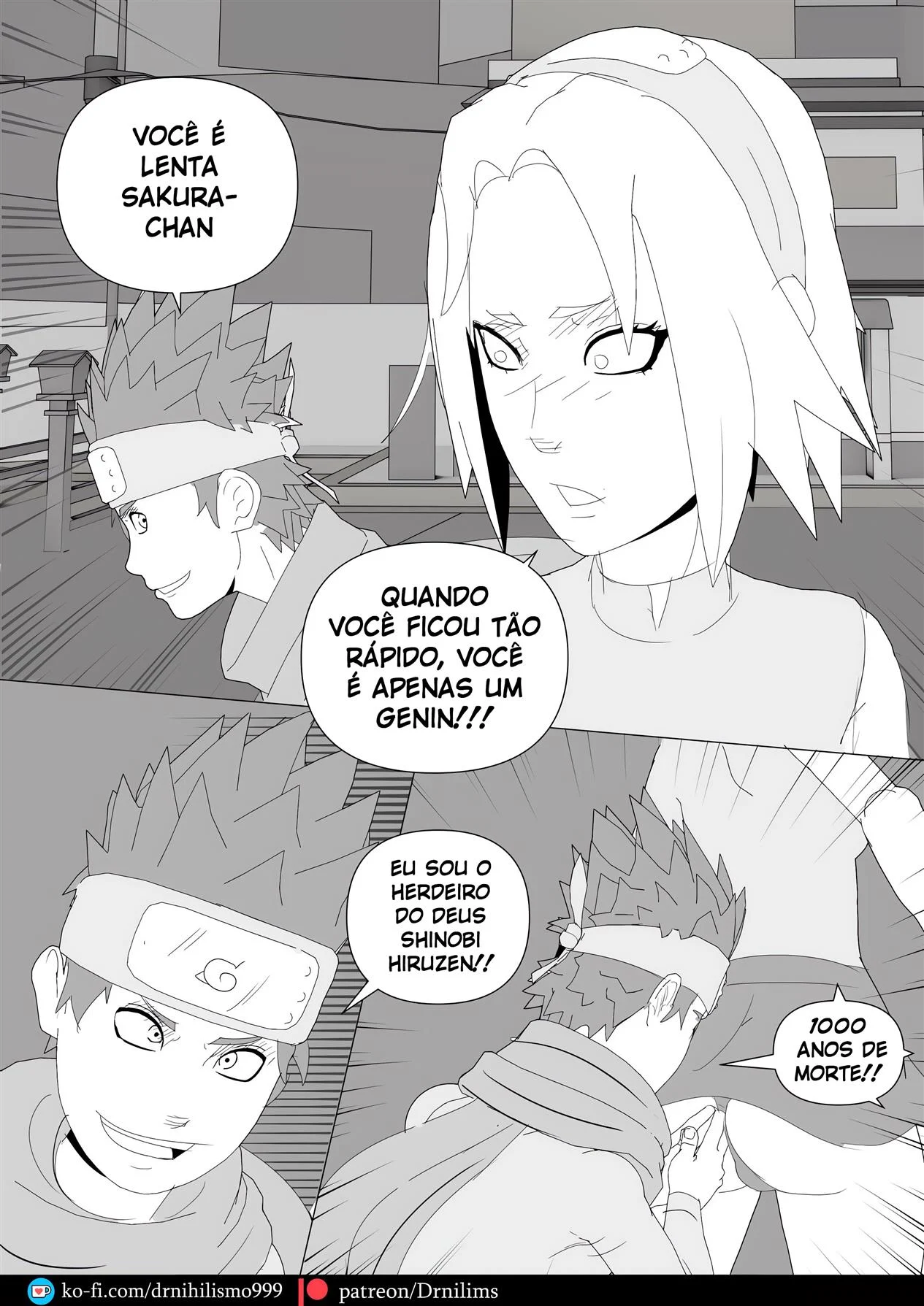 Histórias Pervertidas de Konoha – Gozando Dentro – Versão Nacional