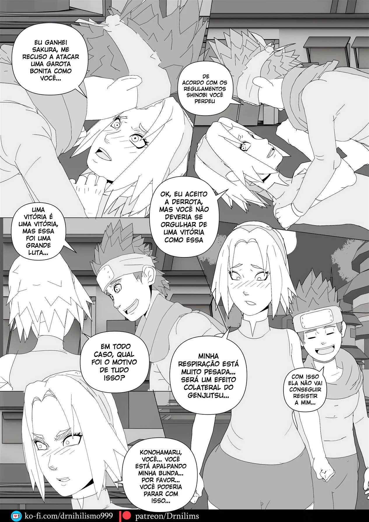 Histórias Pervertidas de Konoha – Gozando Dentro – Versão Nacional