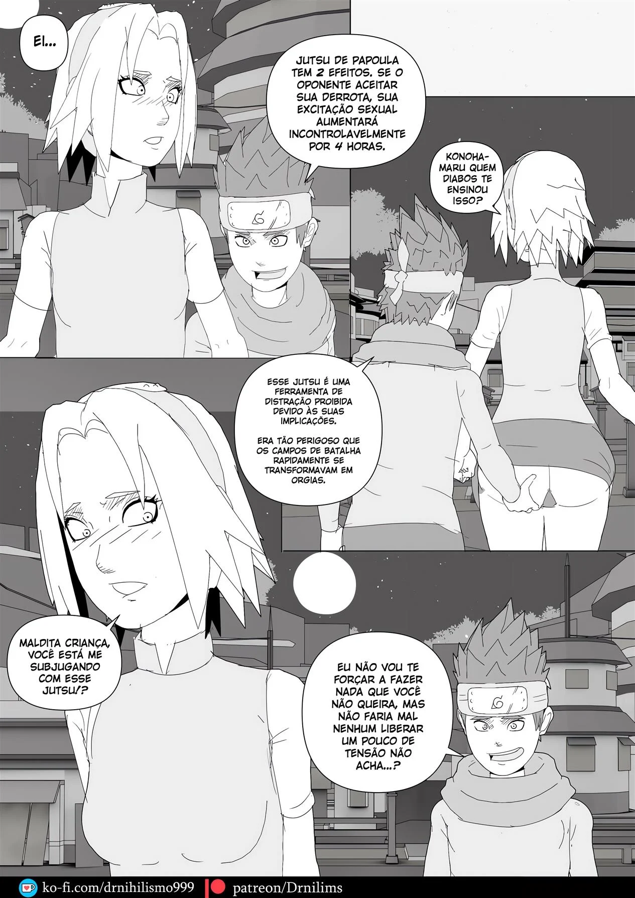 Histórias Pervertidas de Konoha – Gozando Dentro – Versão Nacional