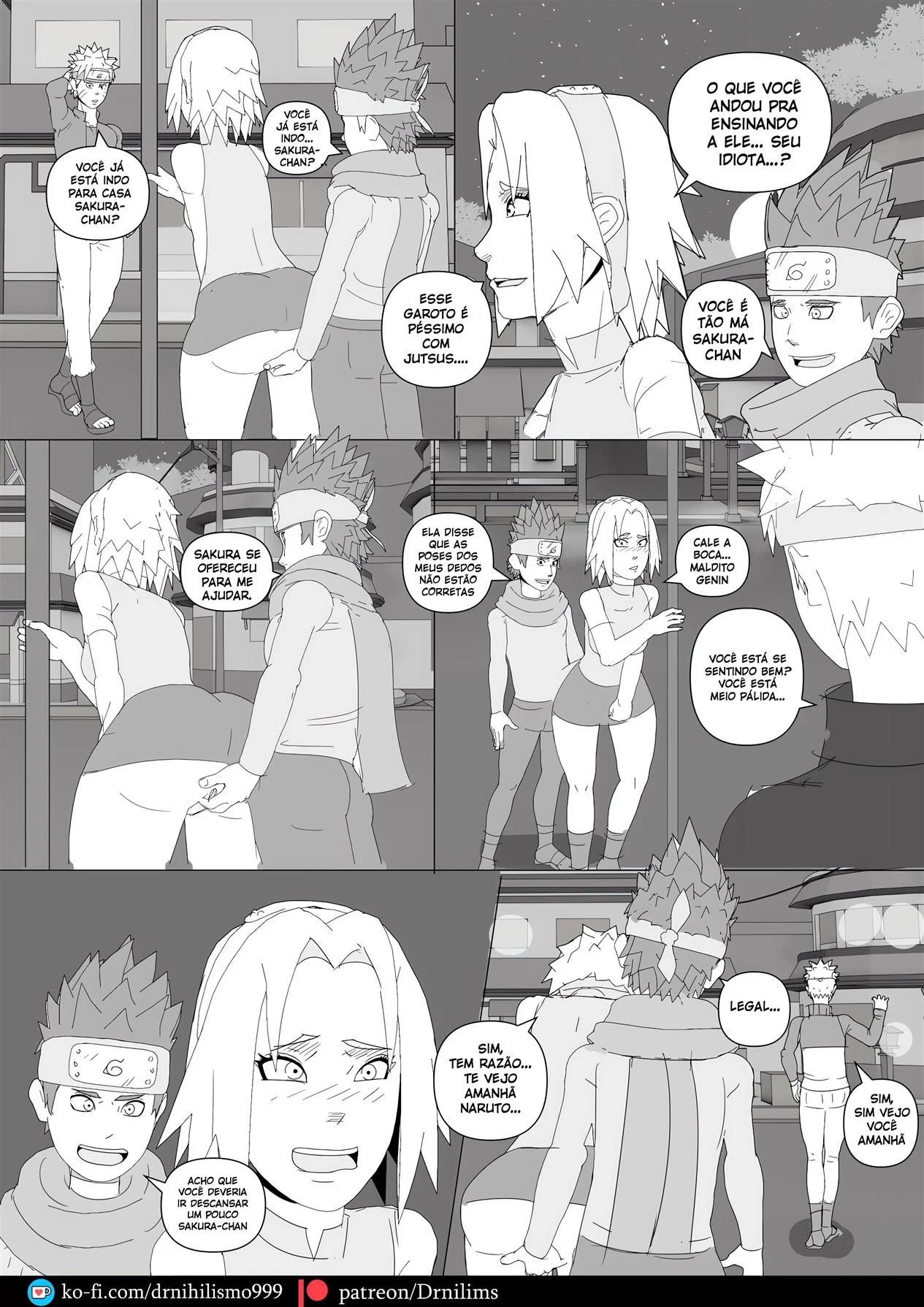 Histórias Pervertidas de Konoha – Gozando Dentro – Versão Nacional