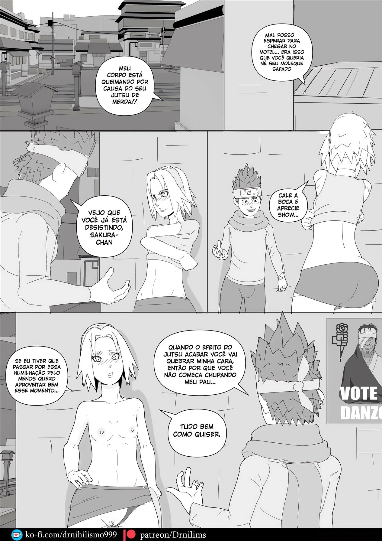 Histórias Pervertidas de Konoha – Gozando Dentro – Versão Nacional