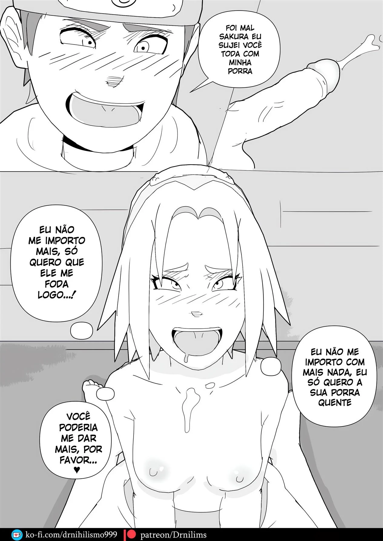 Histórias Pervertidas de Konoha – Gozando Dentro – Versão Nacional