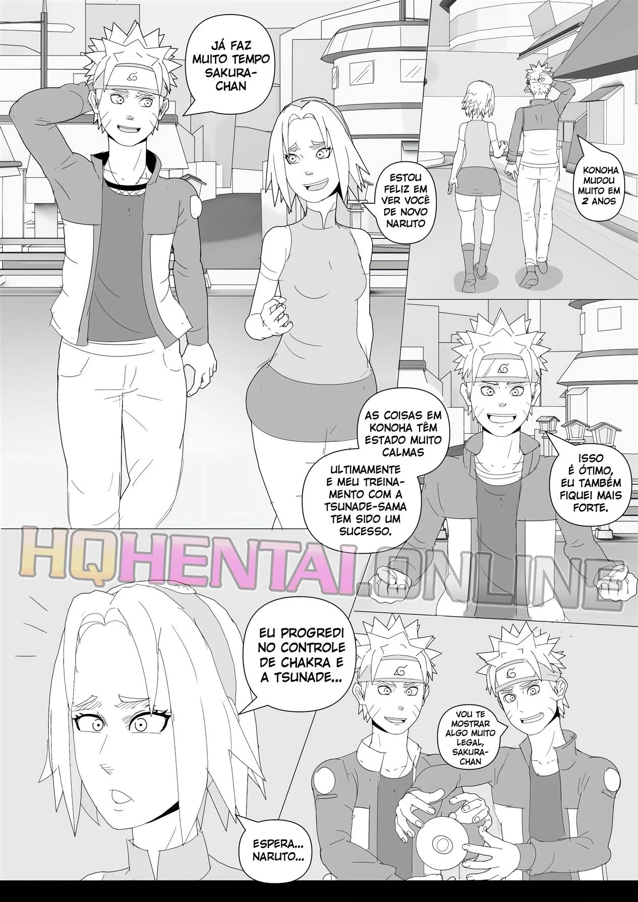 Histórias Pervertidas de Konoha – Gozando Dentro – Versão Nacional