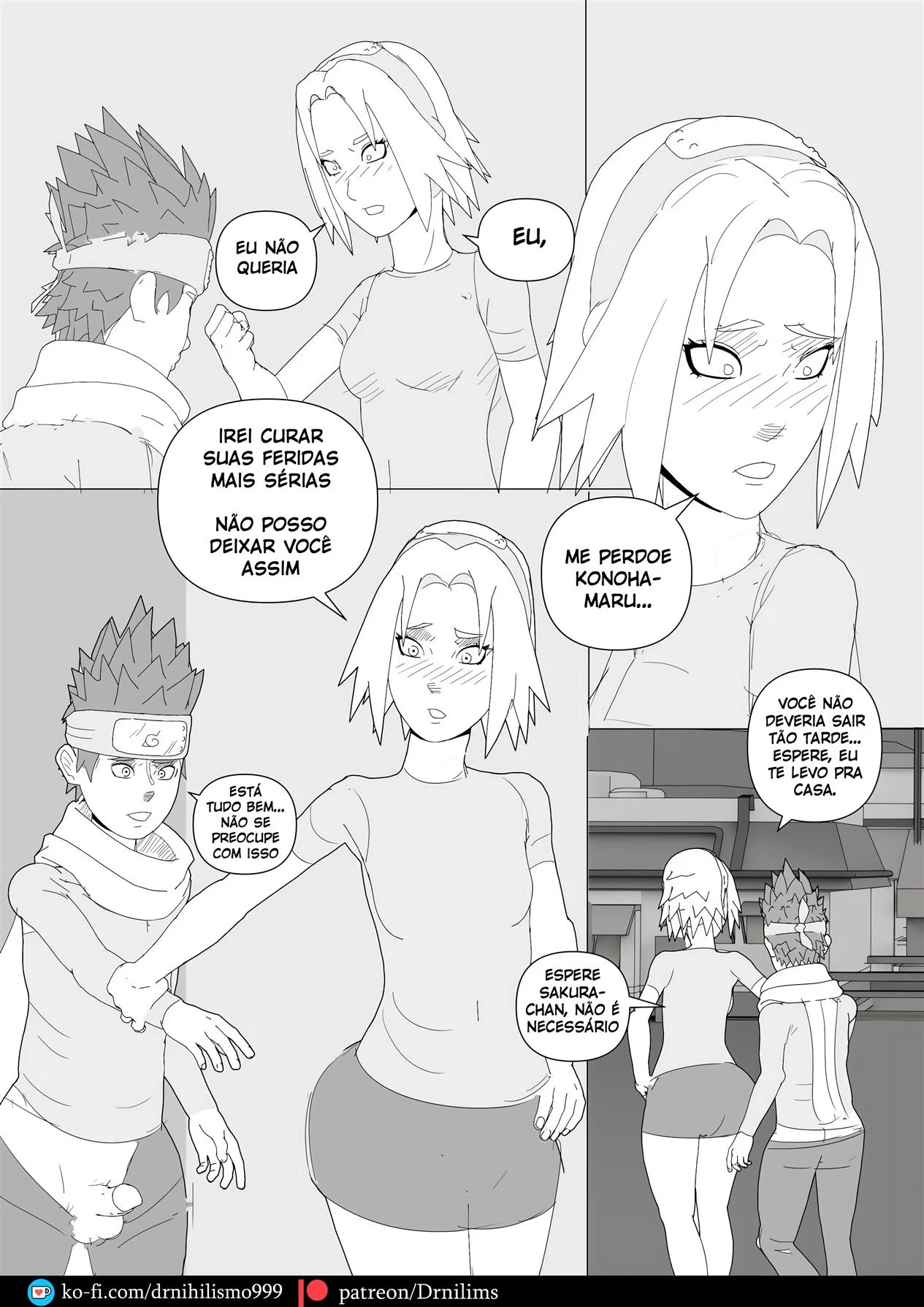 Histórias Pervertidas de Konoha – Gozando Dentro – Versão Nacional