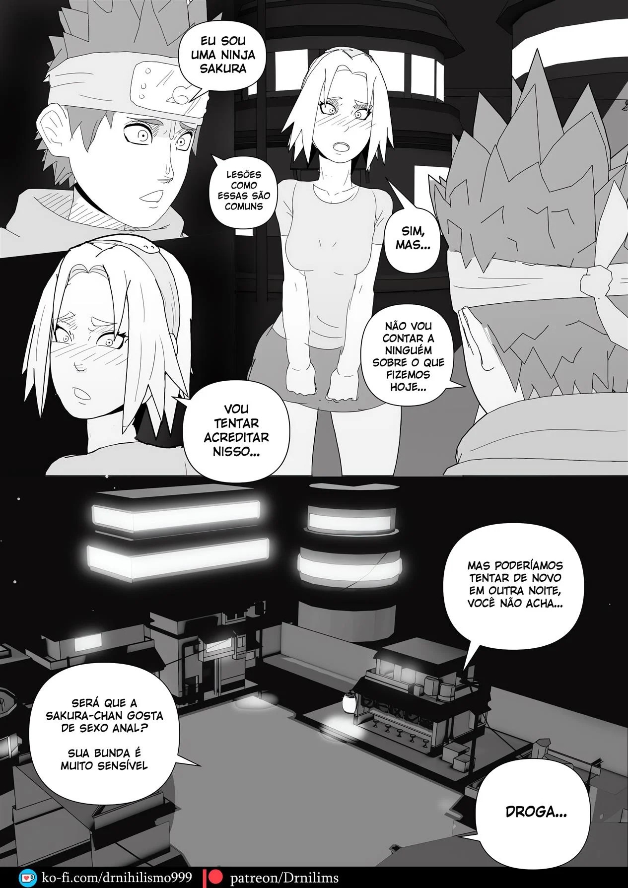 Histórias Pervertidas de Konoha – Gozando Dentro – Versão Nacional