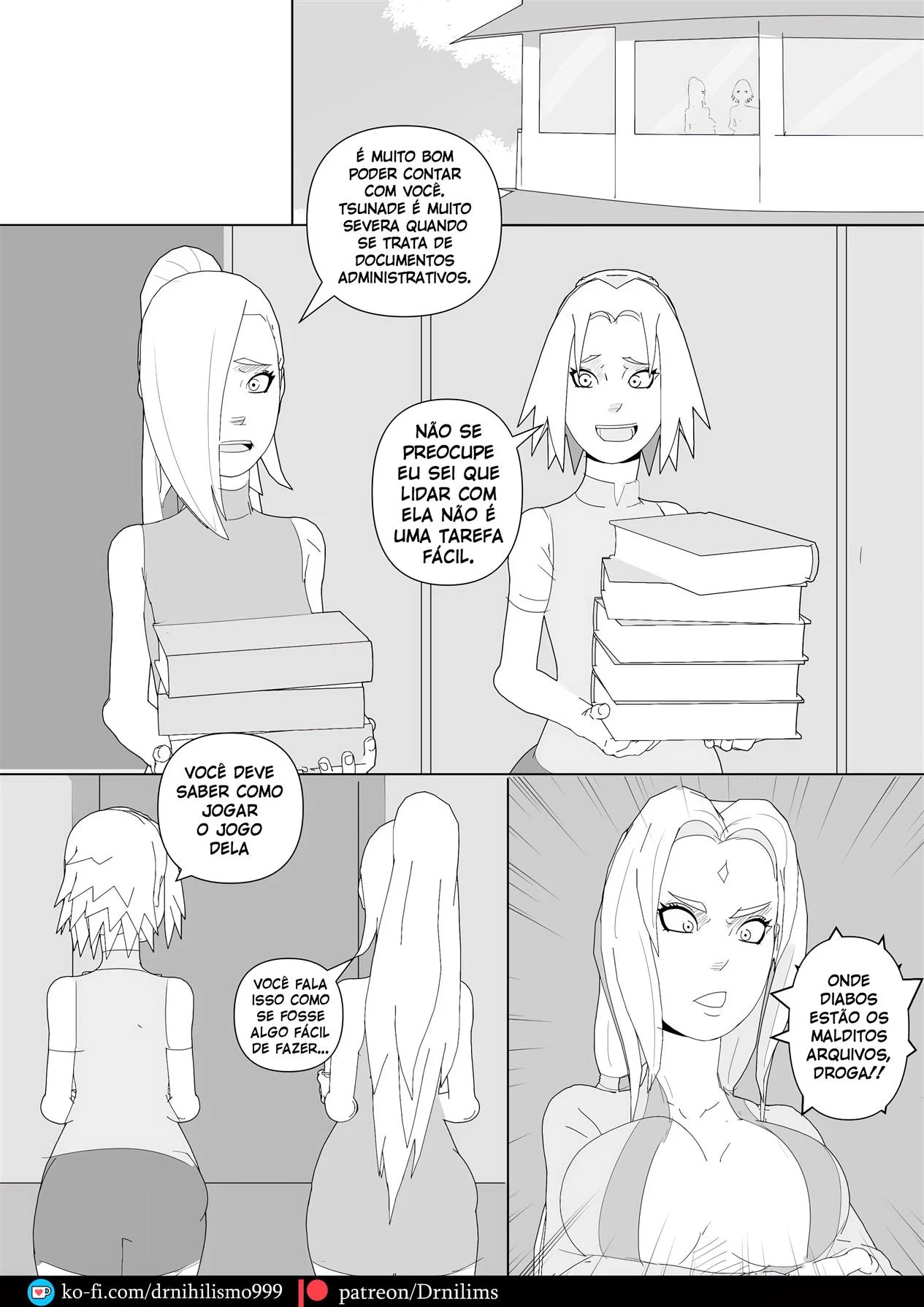 Histórias Pervertidas de Konoha – Gozando Dentro – Versão Nacional