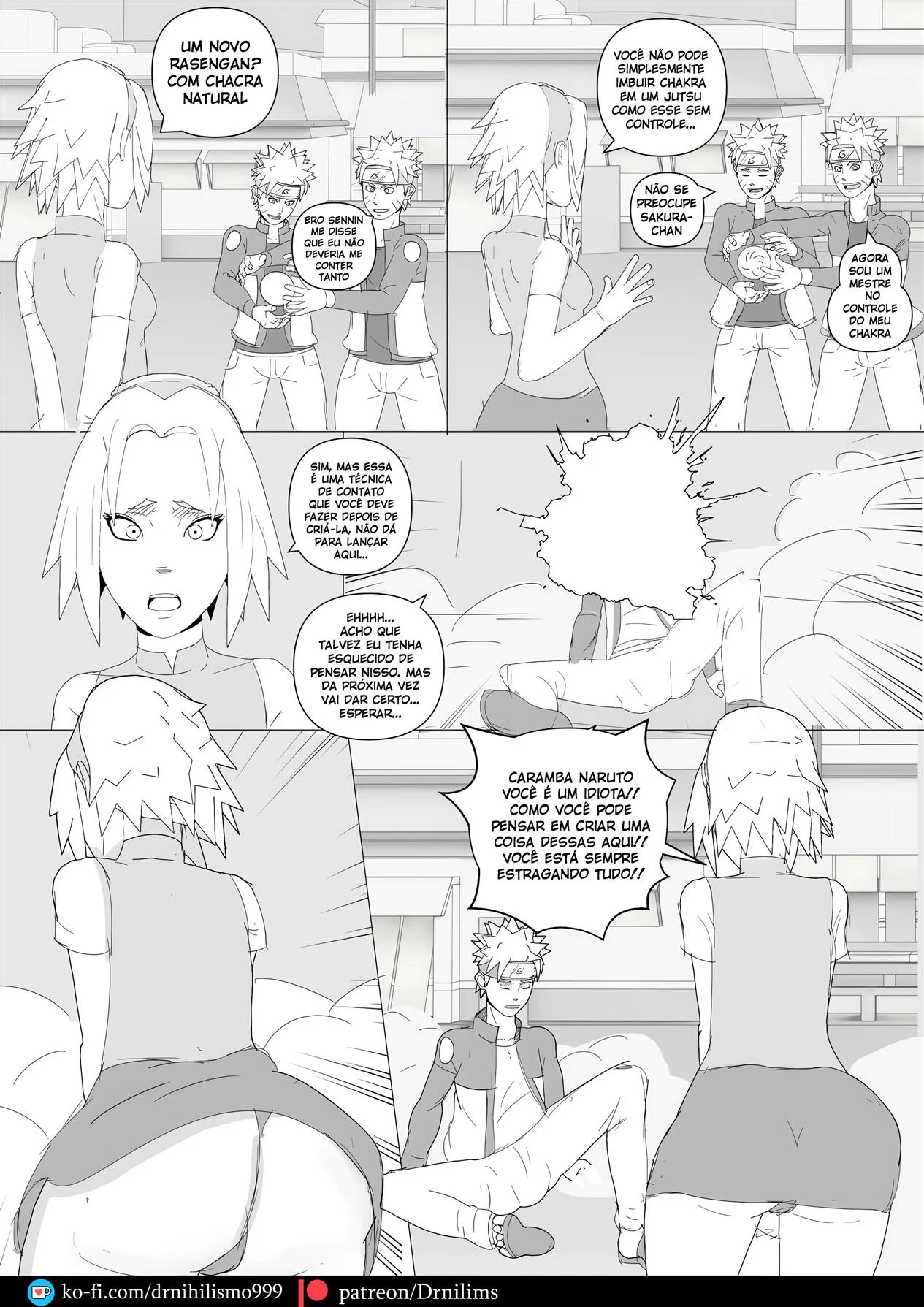 Histórias Pervertidas de Konoha – Gozando Dentro – Versão Nacional