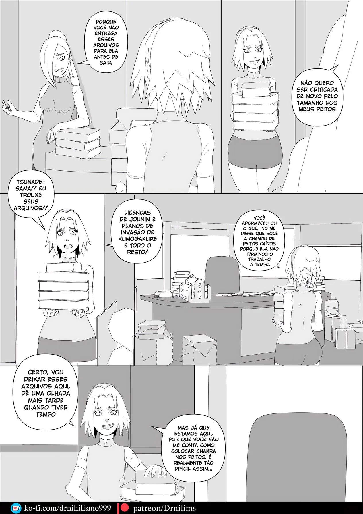 Histórias Pervertidas de Konoha – Gozando Dentro – Versão Nacional