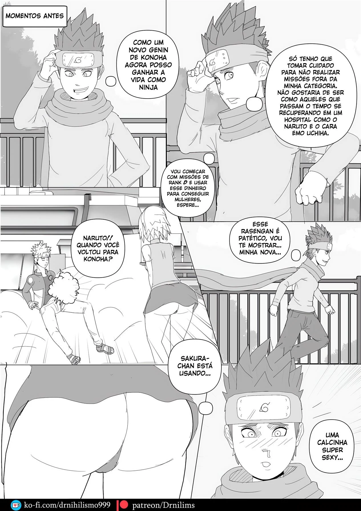 Histórias Pervertidas de Konoha – Gozando Dentro – Versão Nacional