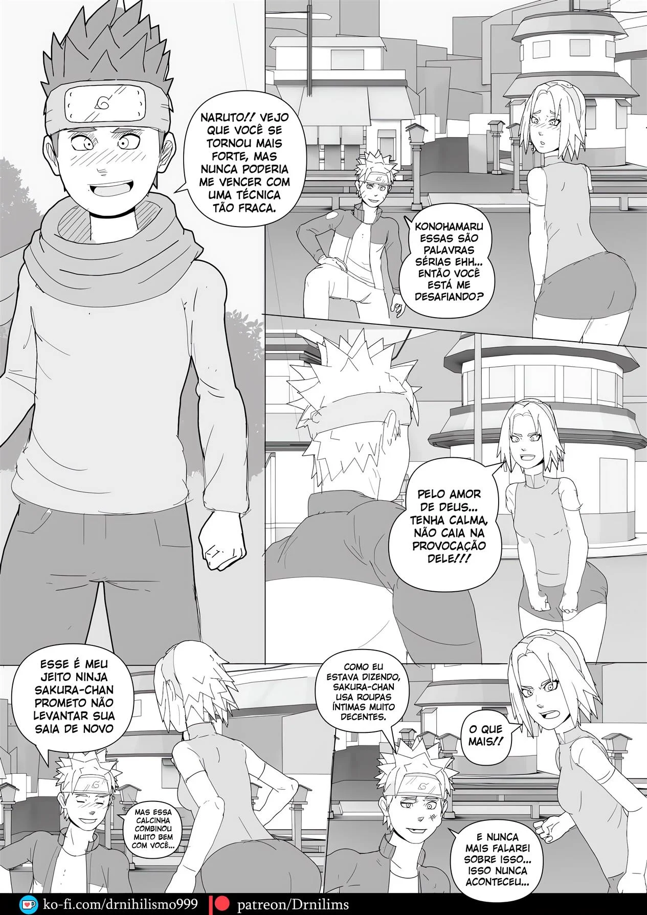 Histórias Pervertidas de Konoha – Gozando Dentro – Versão Nacional