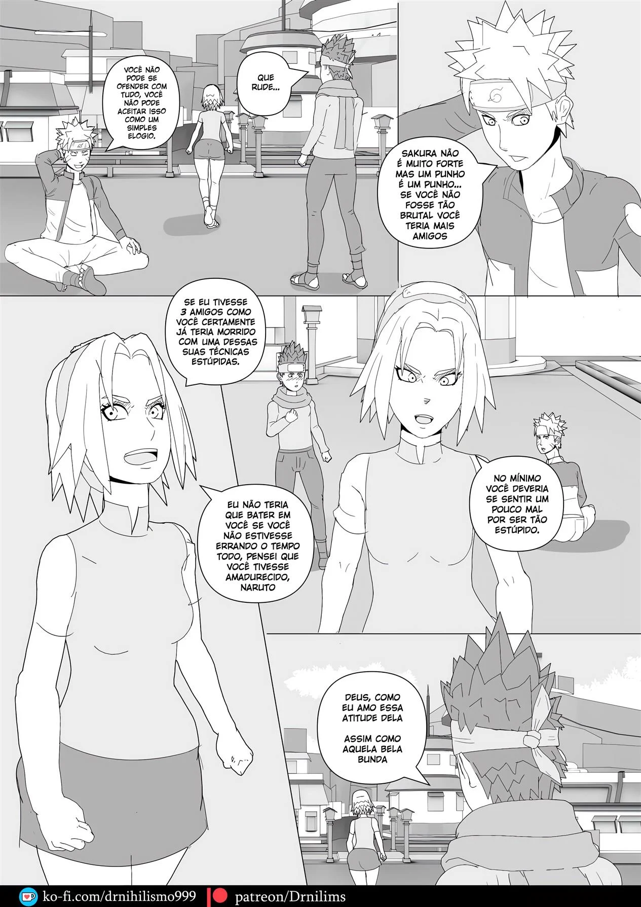 Histórias Pervertidas de Konoha – Gozando Dentro – Versão Nacional