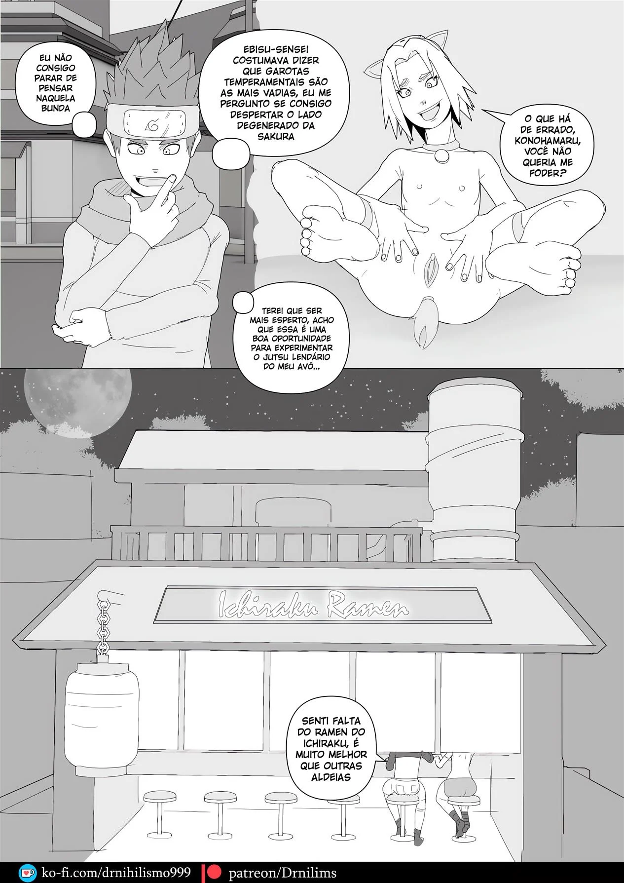 Histórias Pervertidas de Konoha – Gozando Dentro – Versão Nacional