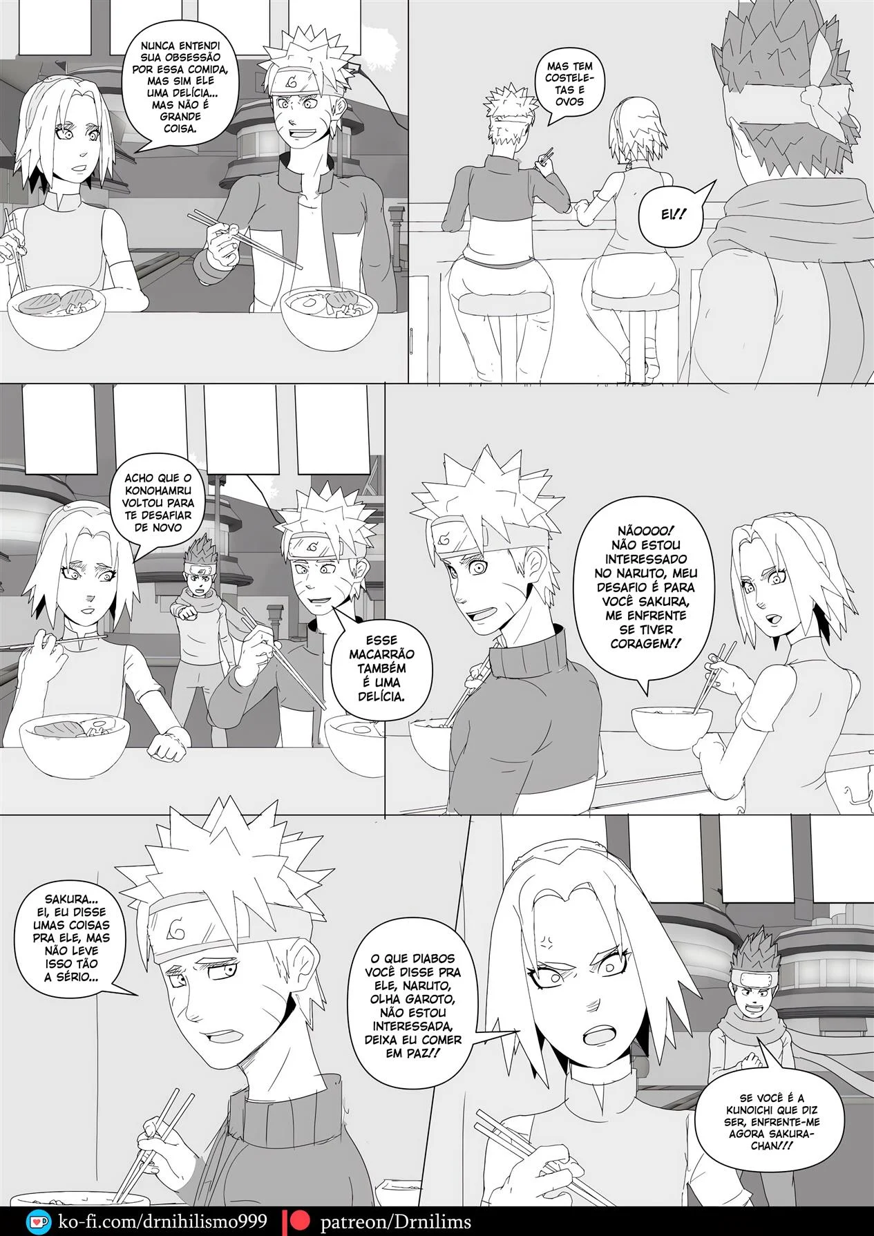 Histórias Pervertidas de Konoha – Gozando Dentro – Versão Nacional