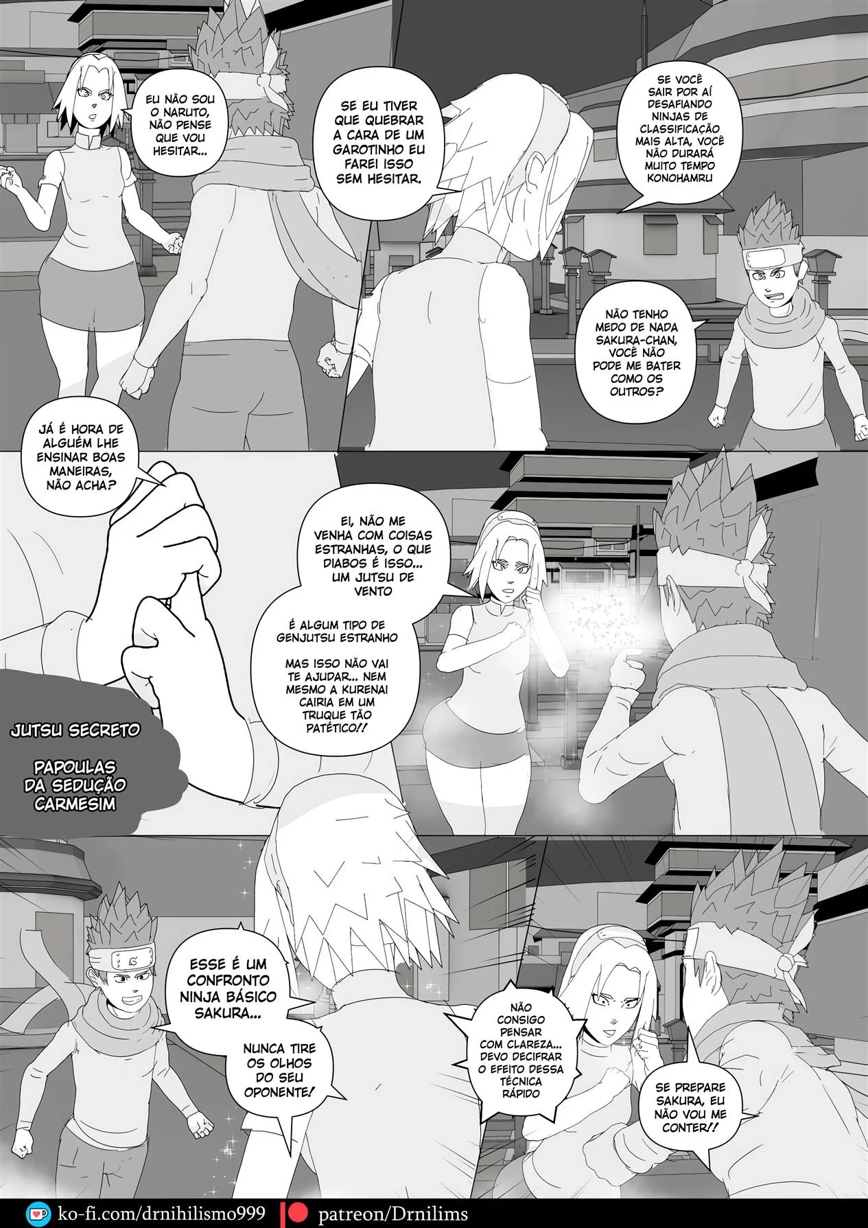 Histórias Pervertidas de Konoha – Gozando Dentro – Versão Nacional