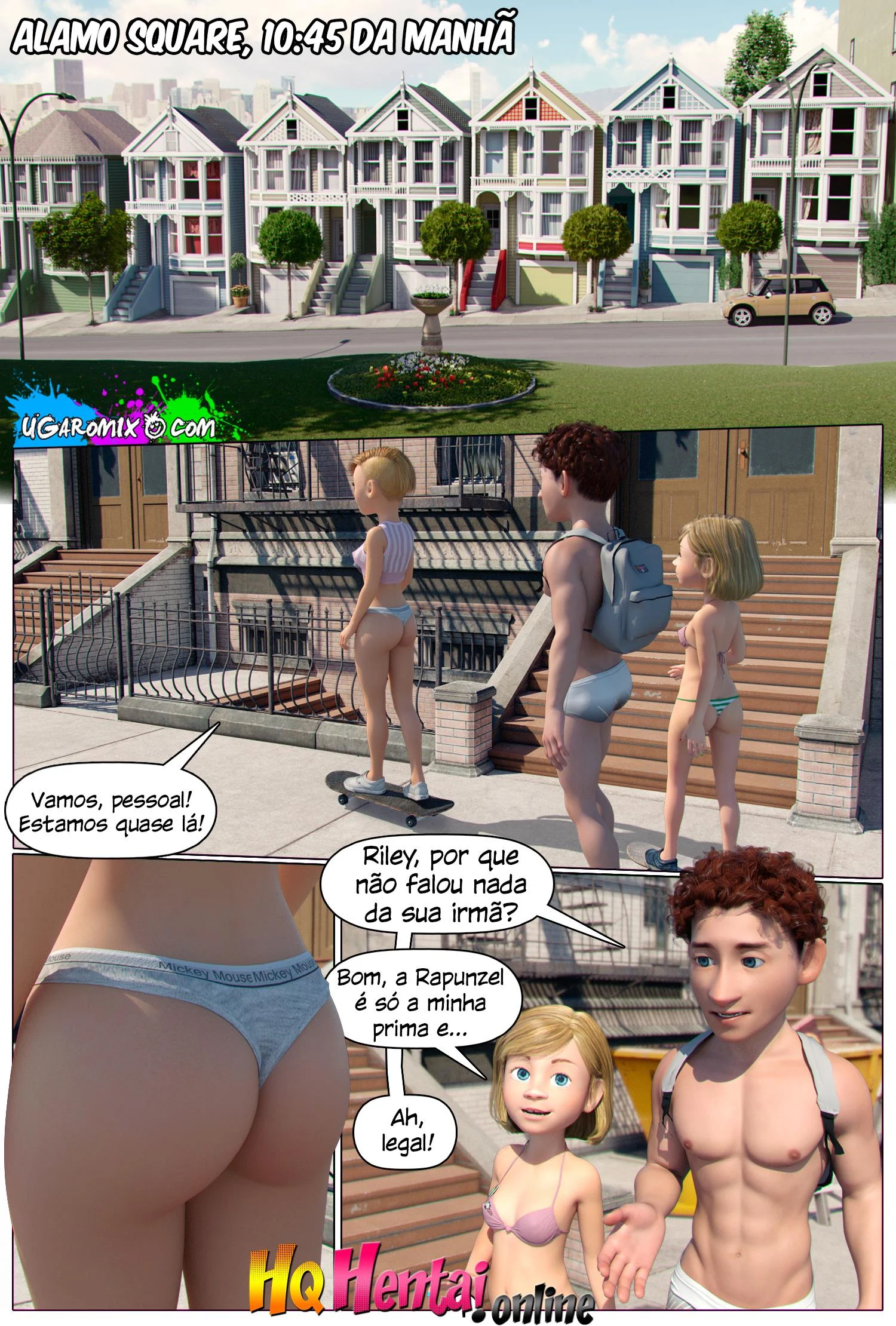 Inside Riley 6 – Anal – Sexo em Desenho