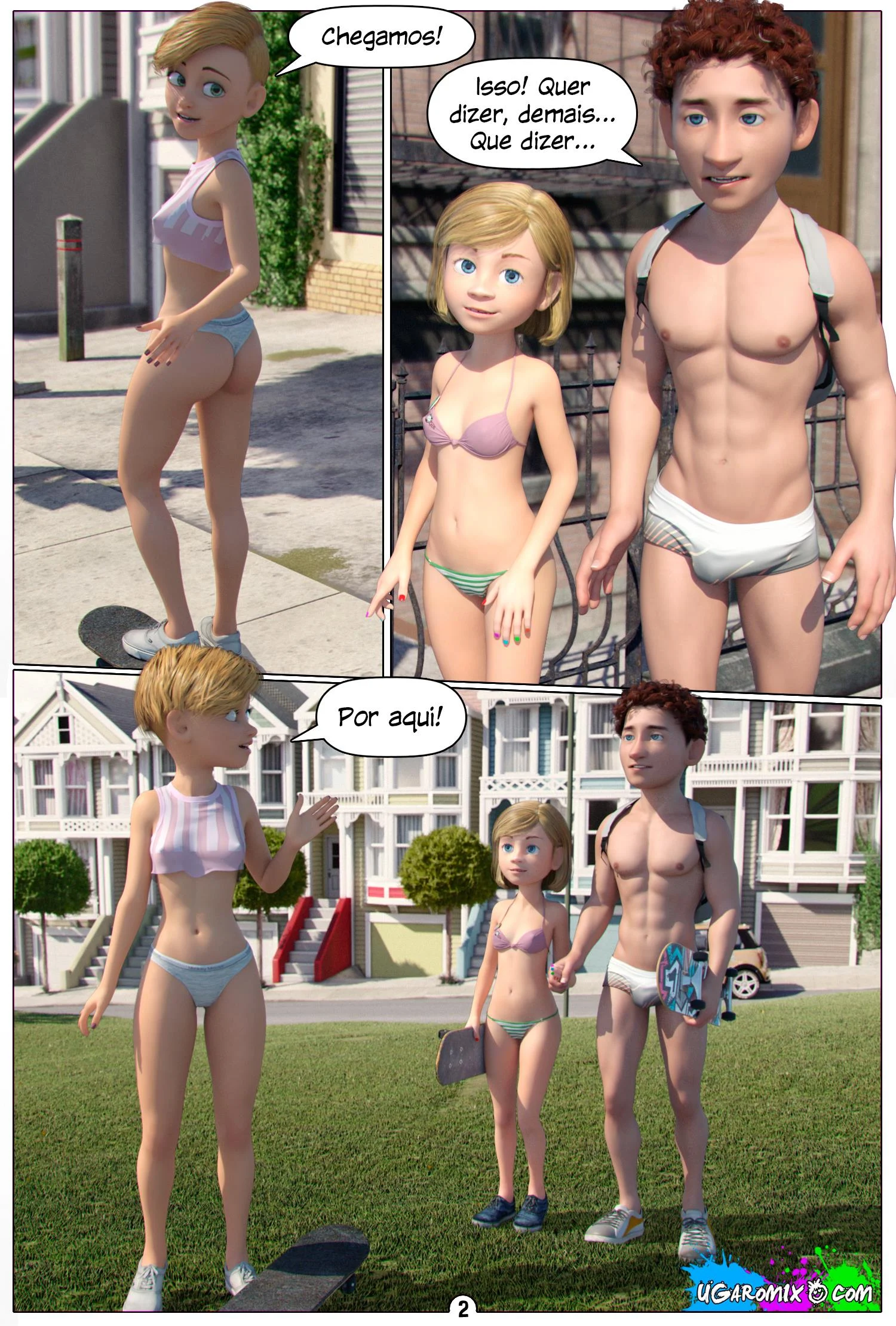 Inside Riley 6 – Anal – Sexo em Desenho