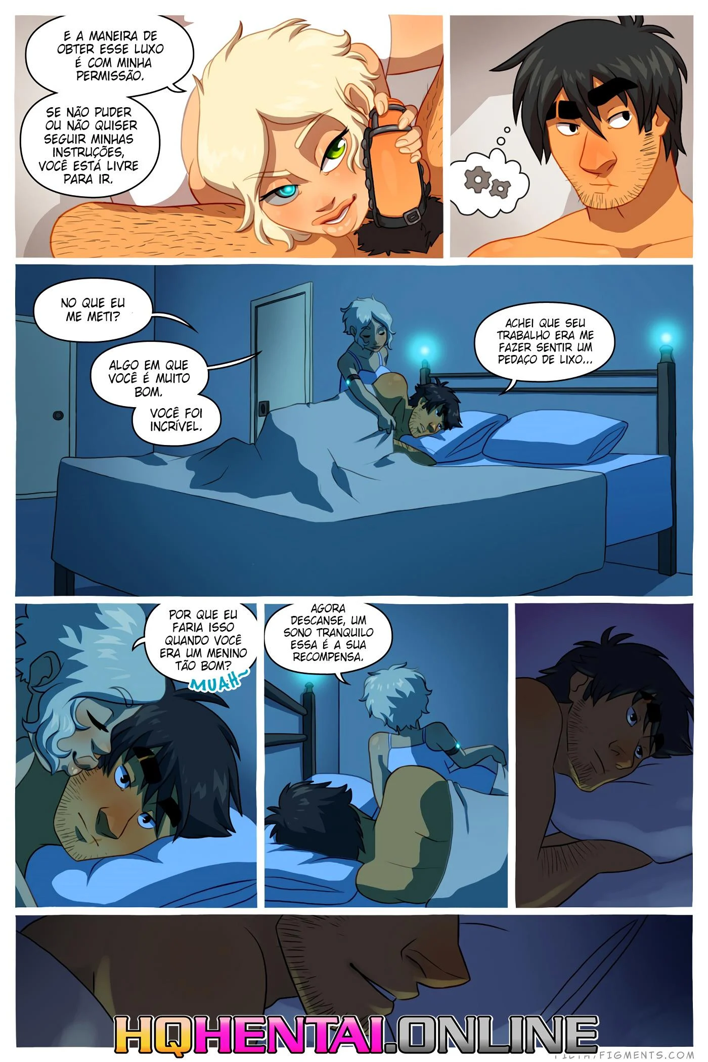 Jogos de submissão – Quadrinhos Eróticos – Versão Nacional