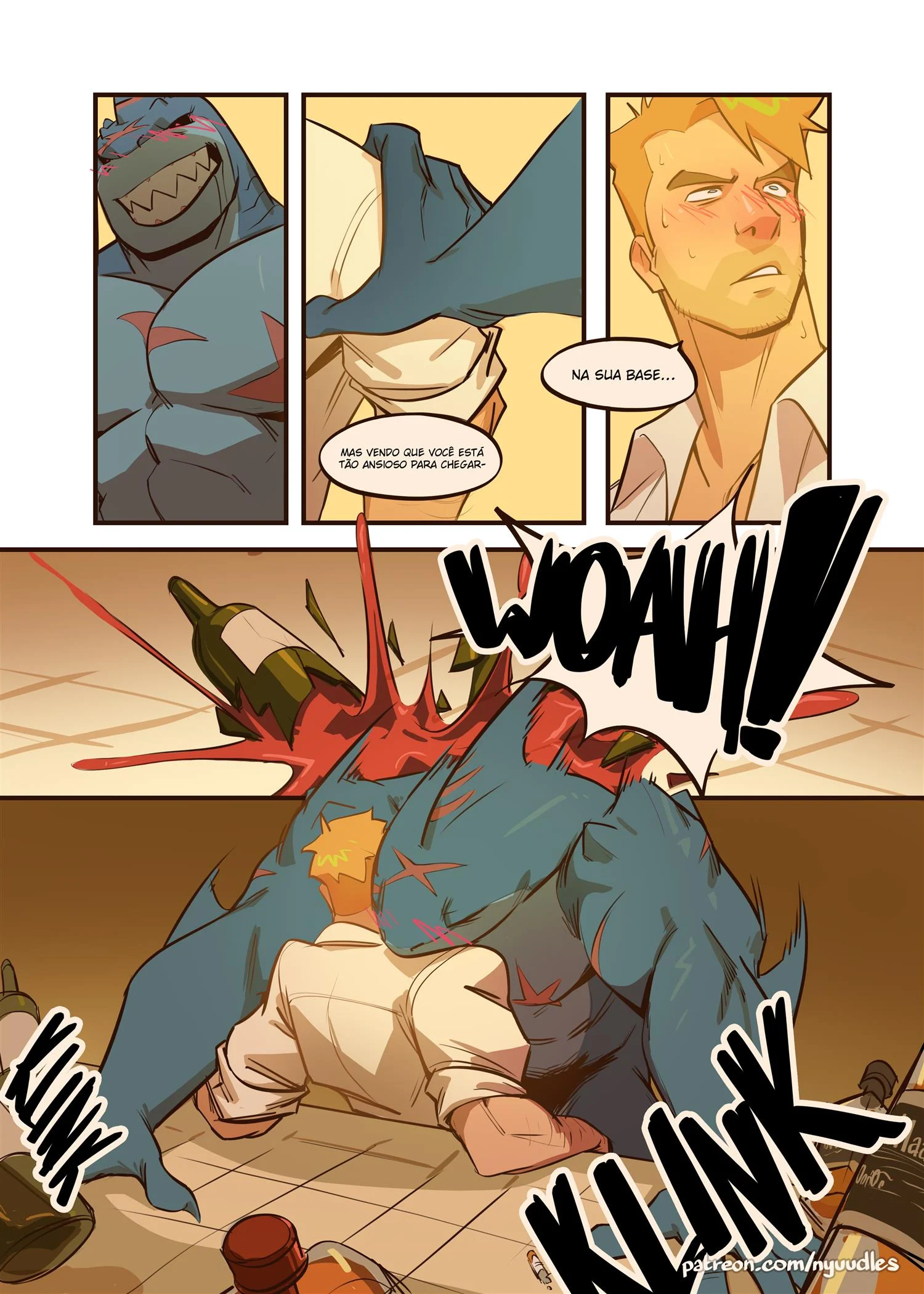 John Constantine x Rei Tubarão – Hq de Sexo – Português do Brasil