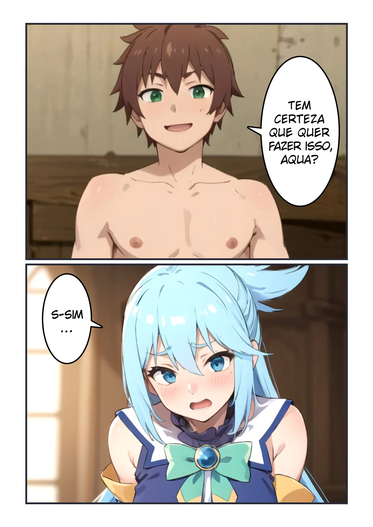 Kazuma x Aqua – HQ Hentai – HQ em Português