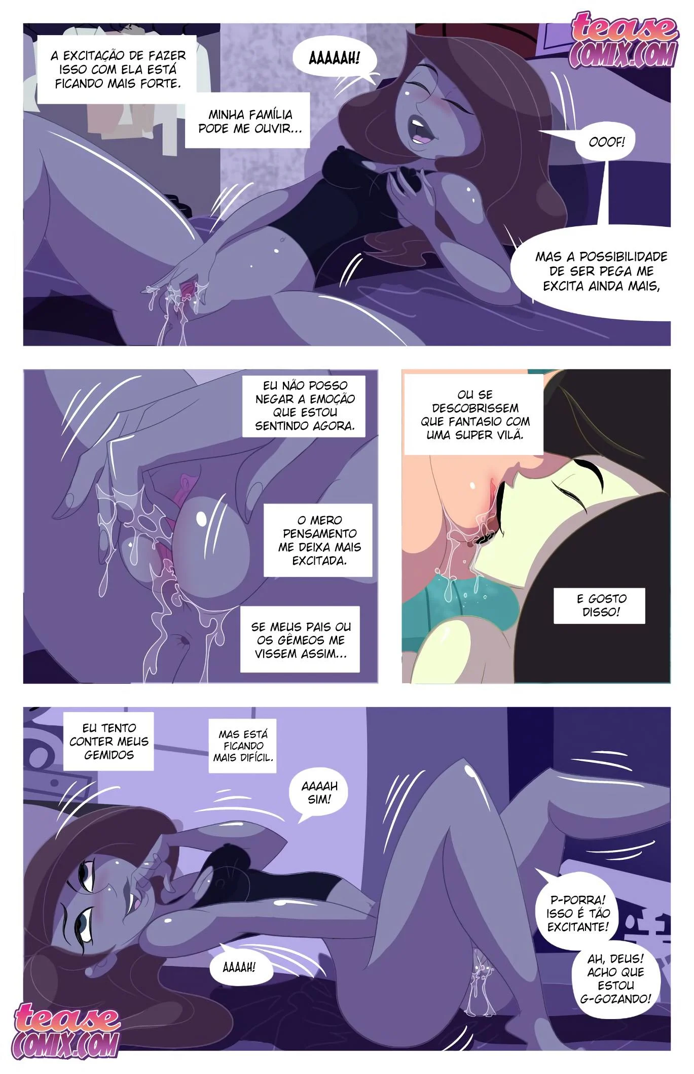 Kim a vadia da vilã – Ruiva – Sexo em Desenho