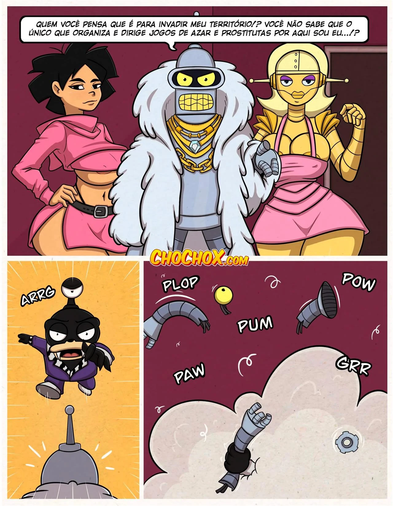 Leela a vadia submissa – Bundão – Versão Nacional