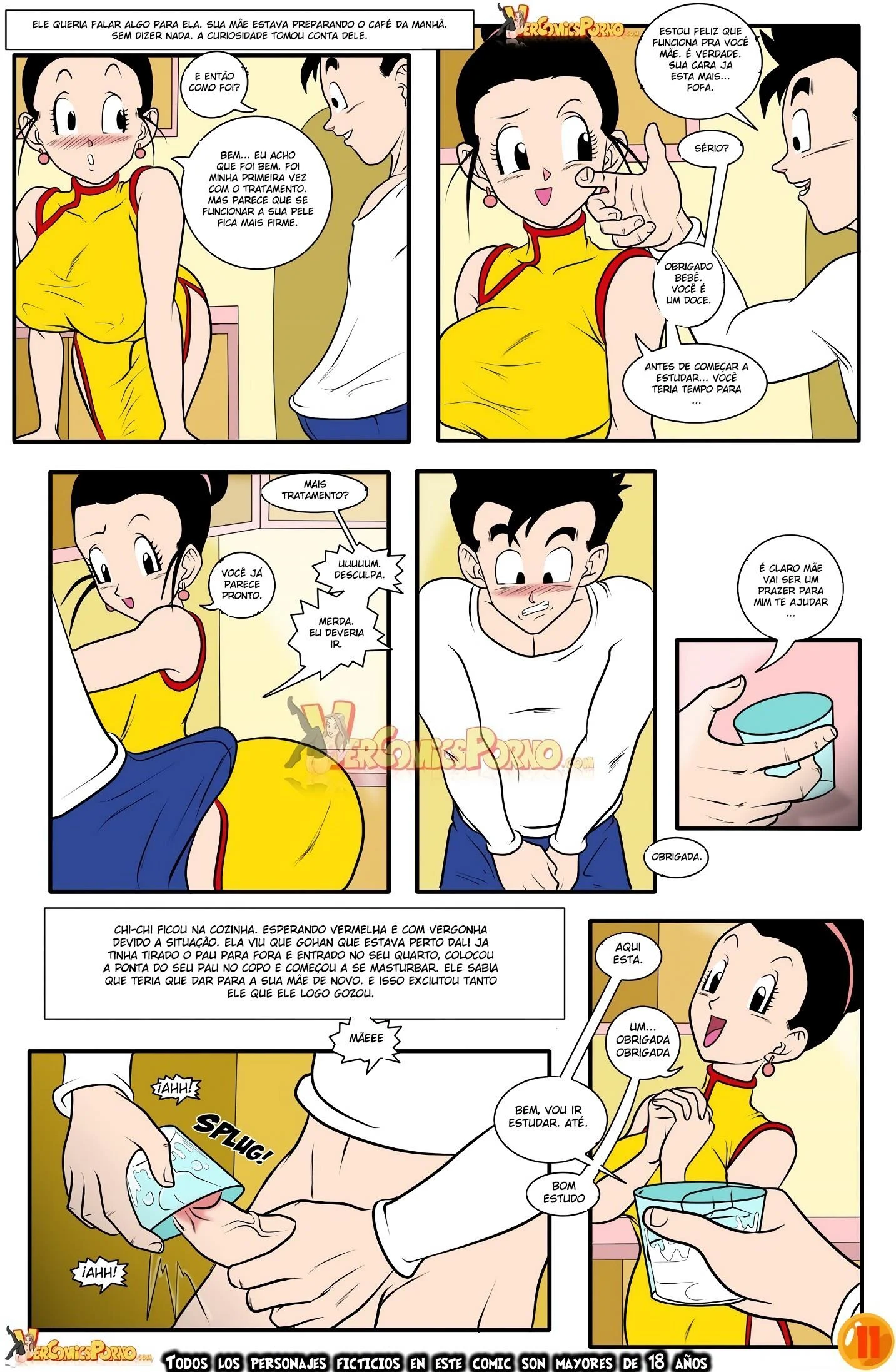 Leitinho para a Mamãe – Hentai – Sexo em Desenho