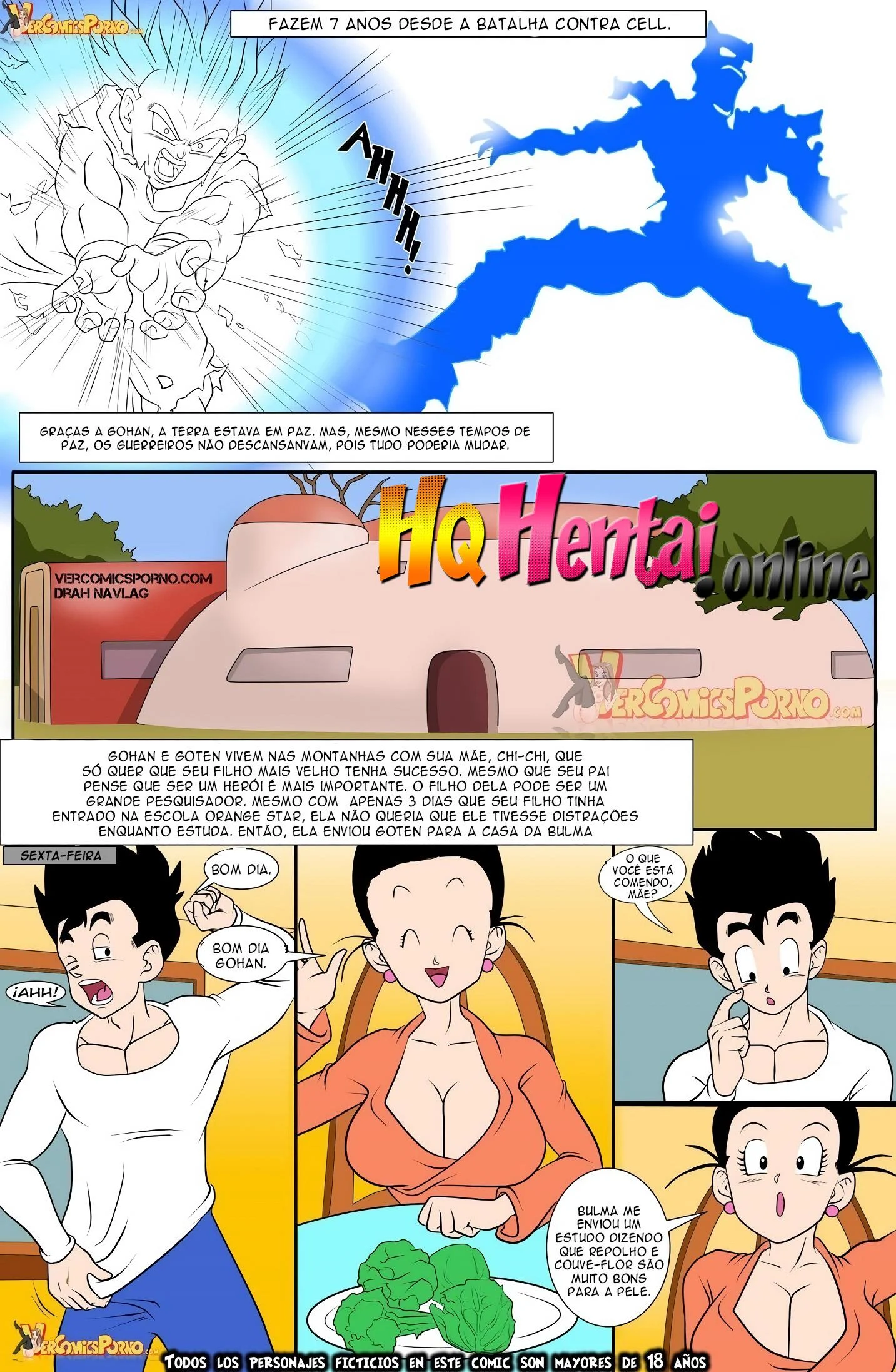 Leitinho para a Mamãe – Hentai – Sexo em Desenho