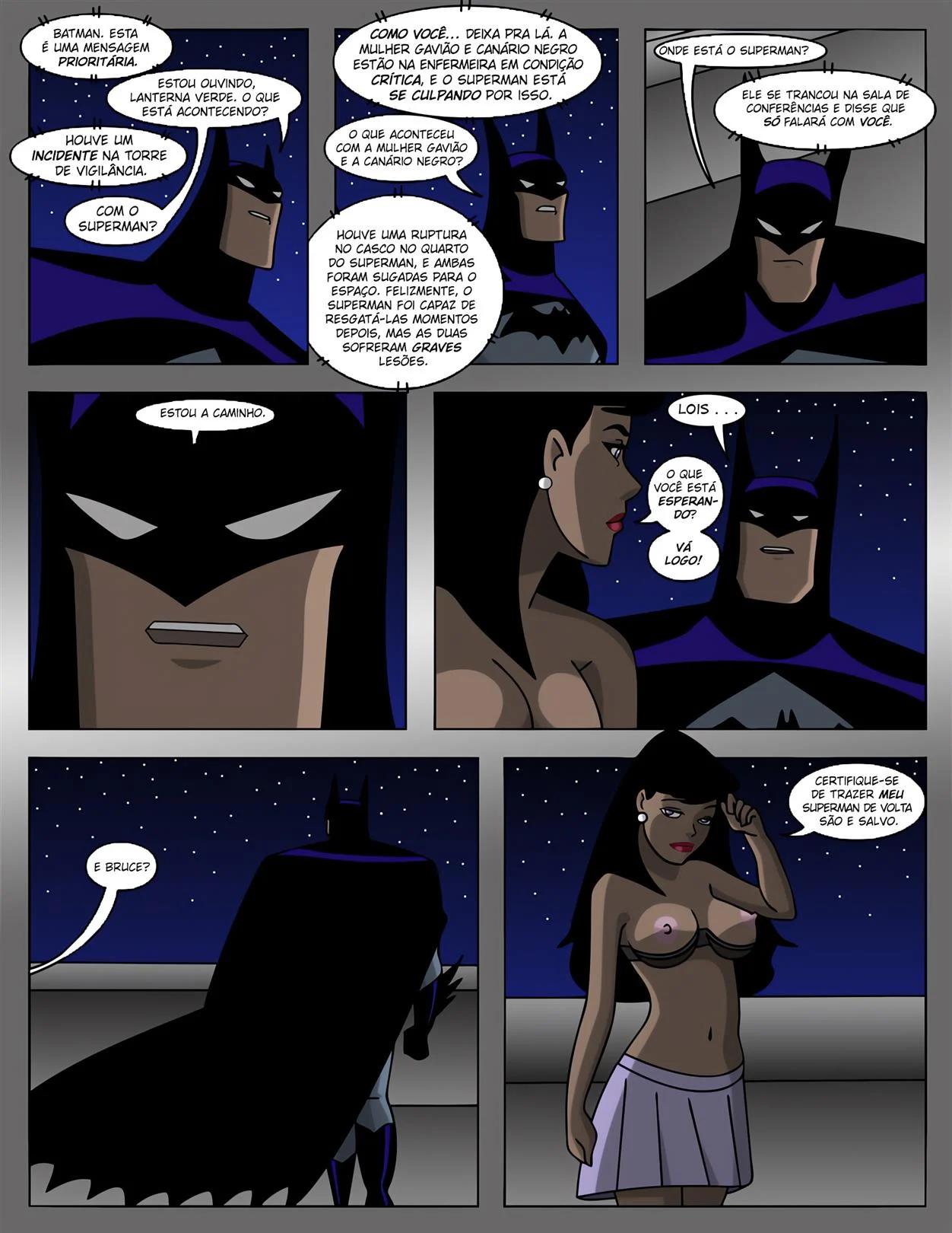 Liga da Putaria – Batgirl Hentai – Português Brasileiro