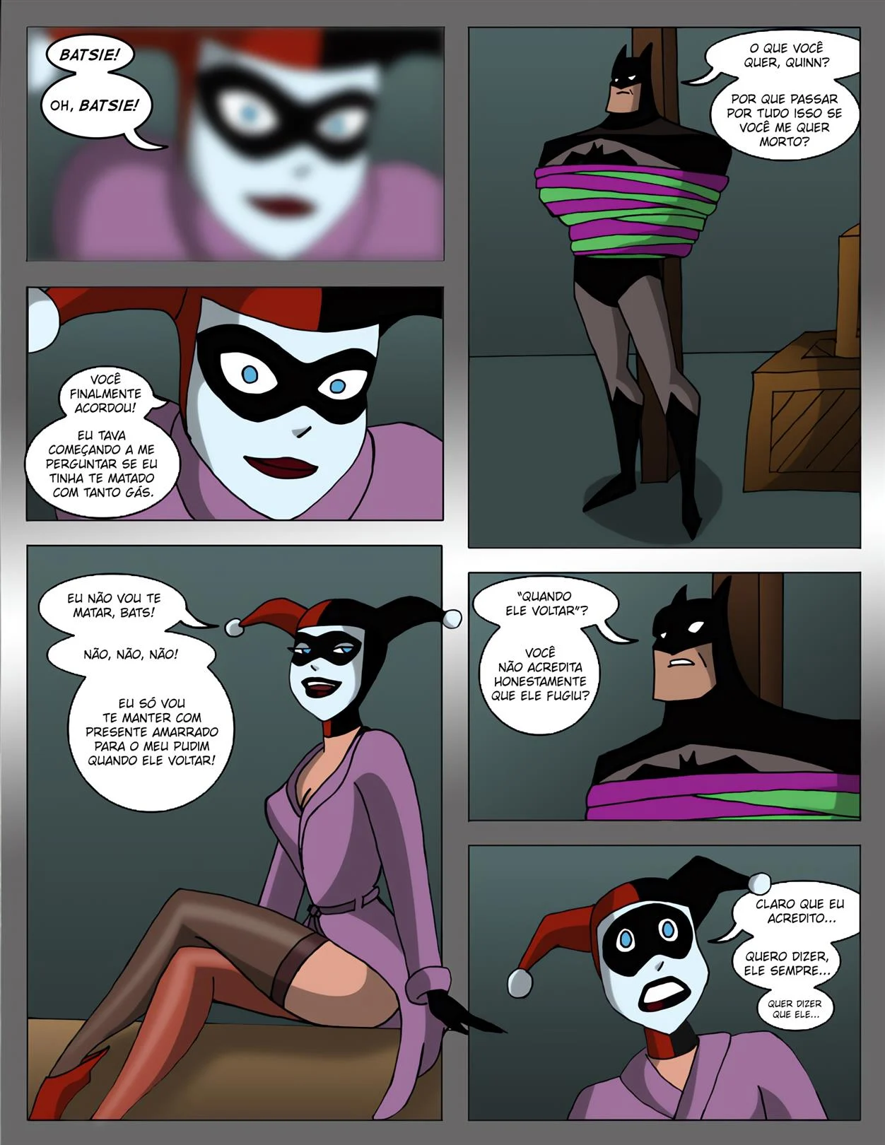 Liga da Putaria – Batgirl Hentai – Português Brasileiro