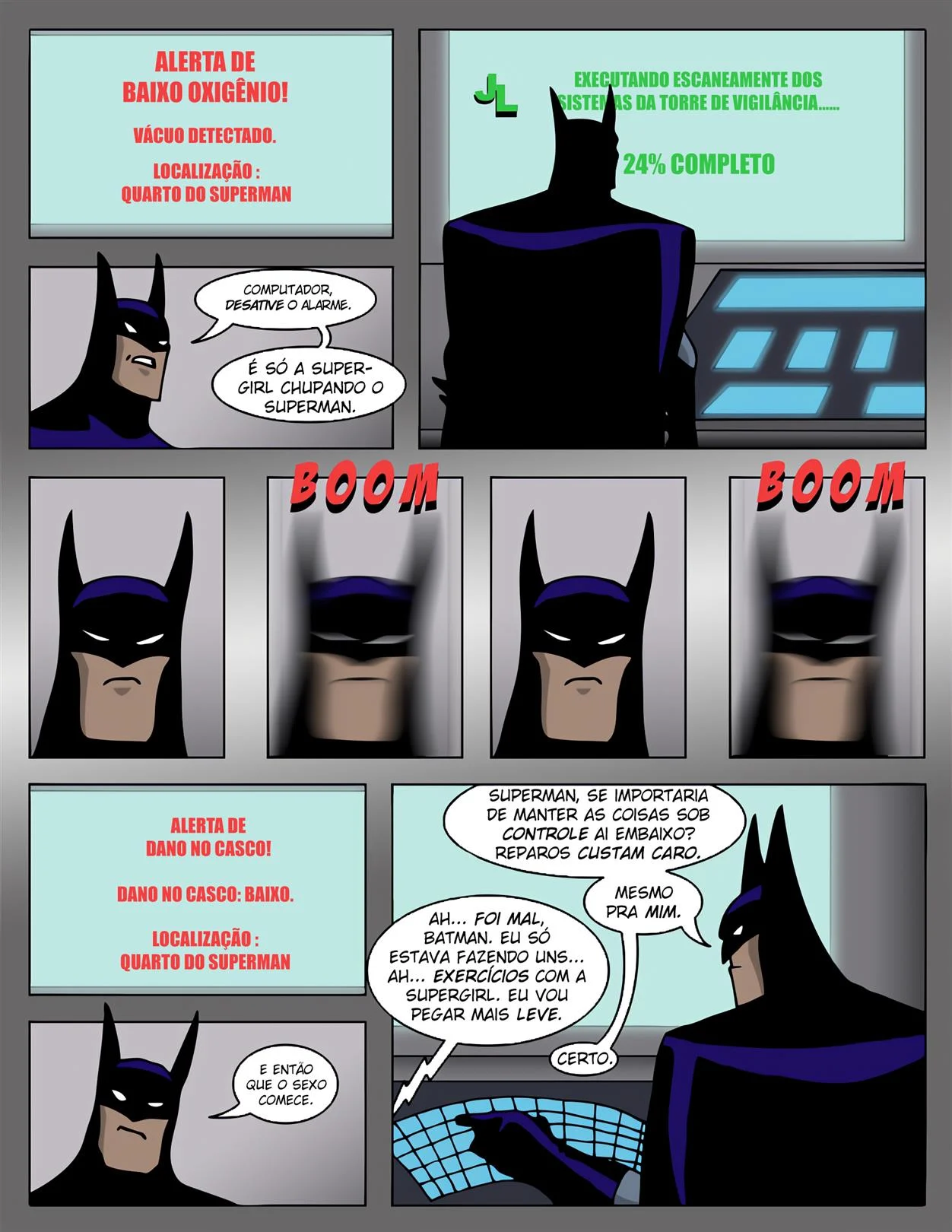 Liga da Putaria – Batgirl Hentai – Português Brasileiro