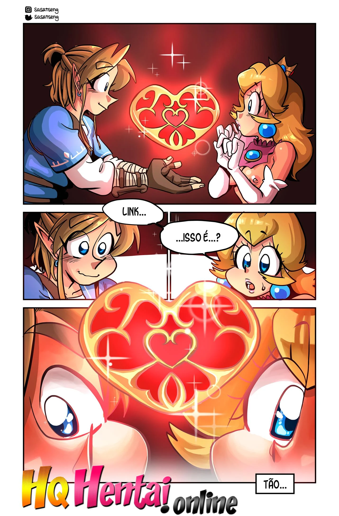 Link fodendo Peach – Smash Bros Hentai – Português Brasileiro