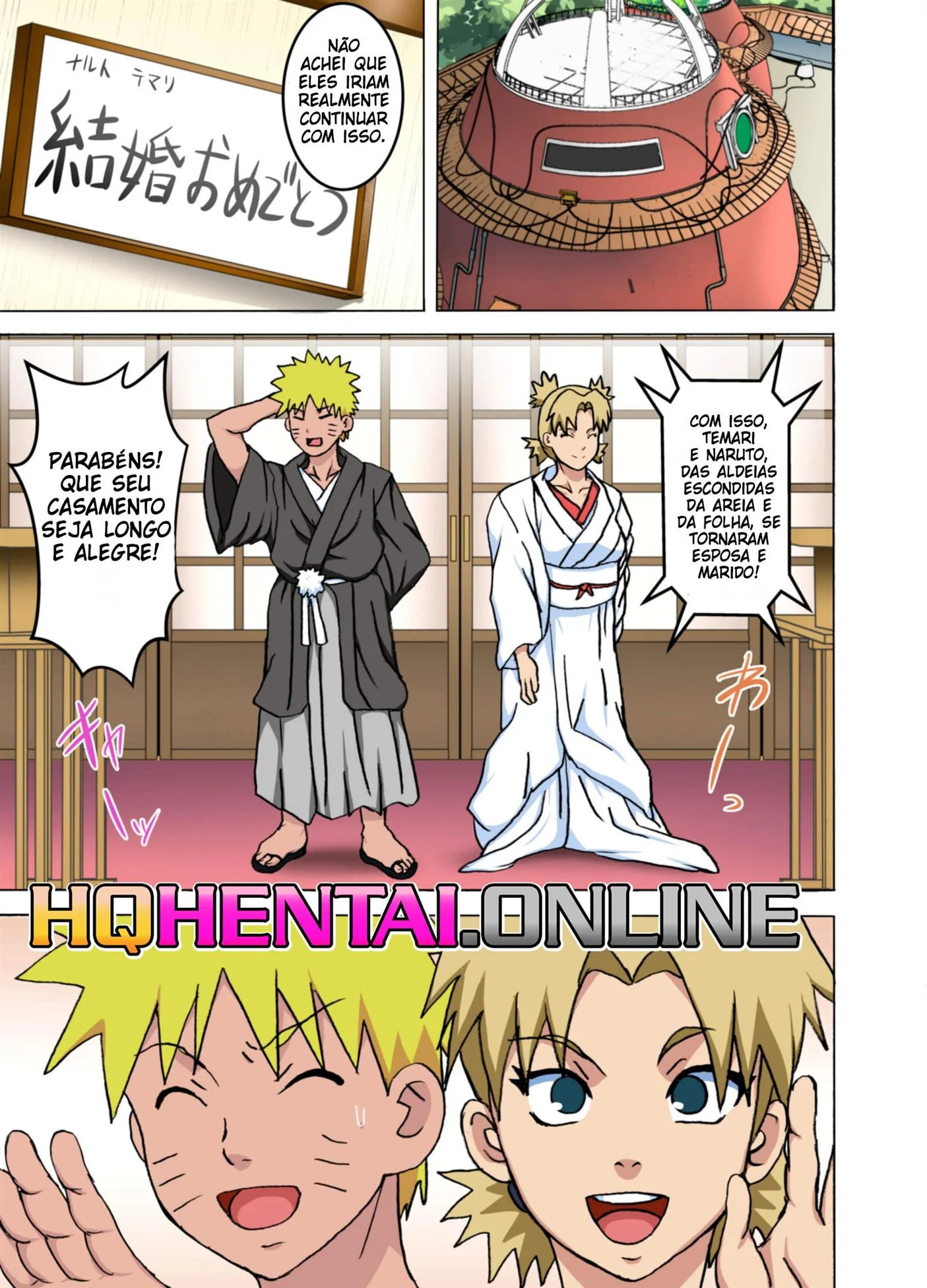 Lua de mel de Naruto e Temari – Loira – Atualizado