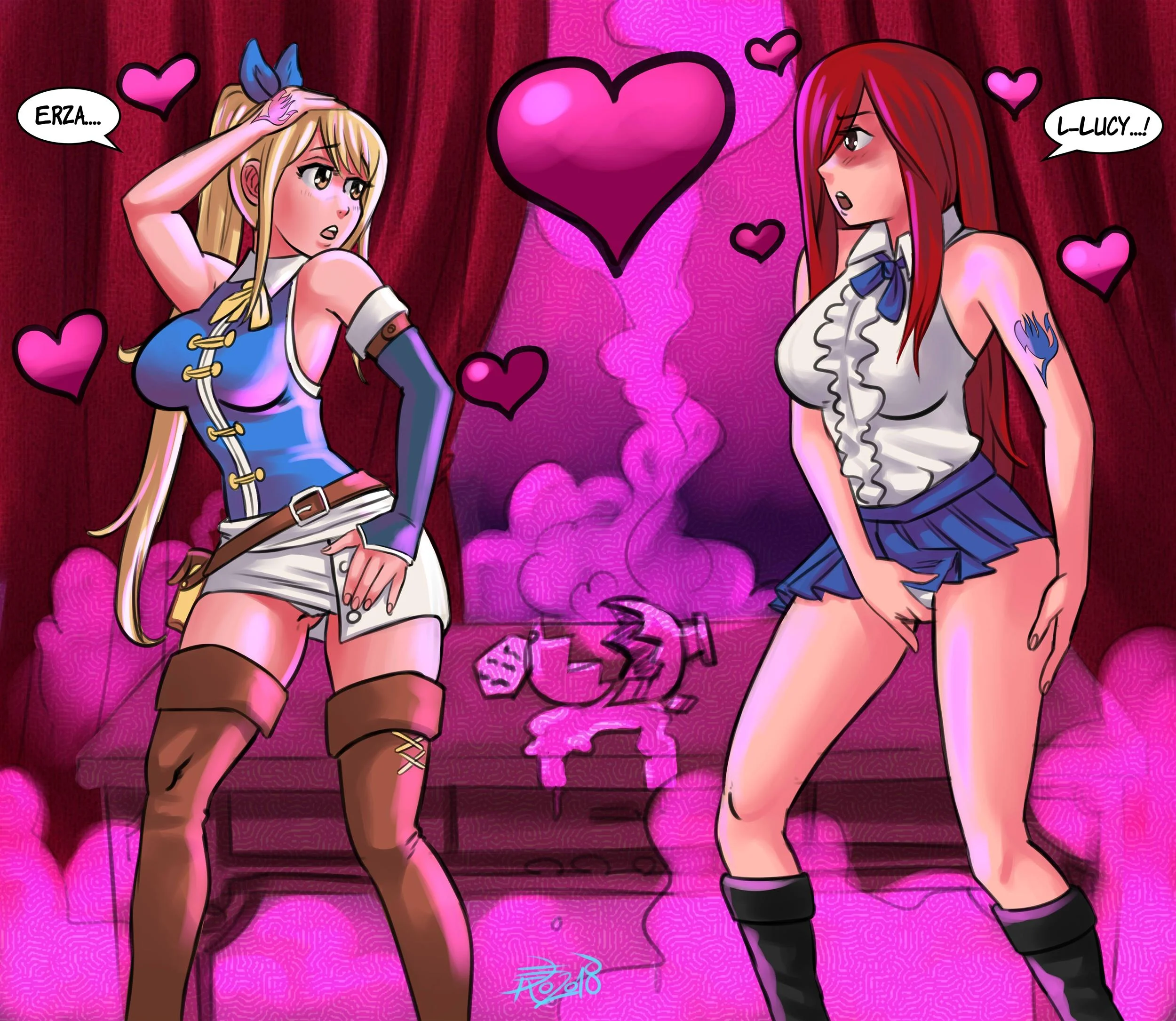 Lucy e Erza – Fairy Tail Hentai – Atualizado