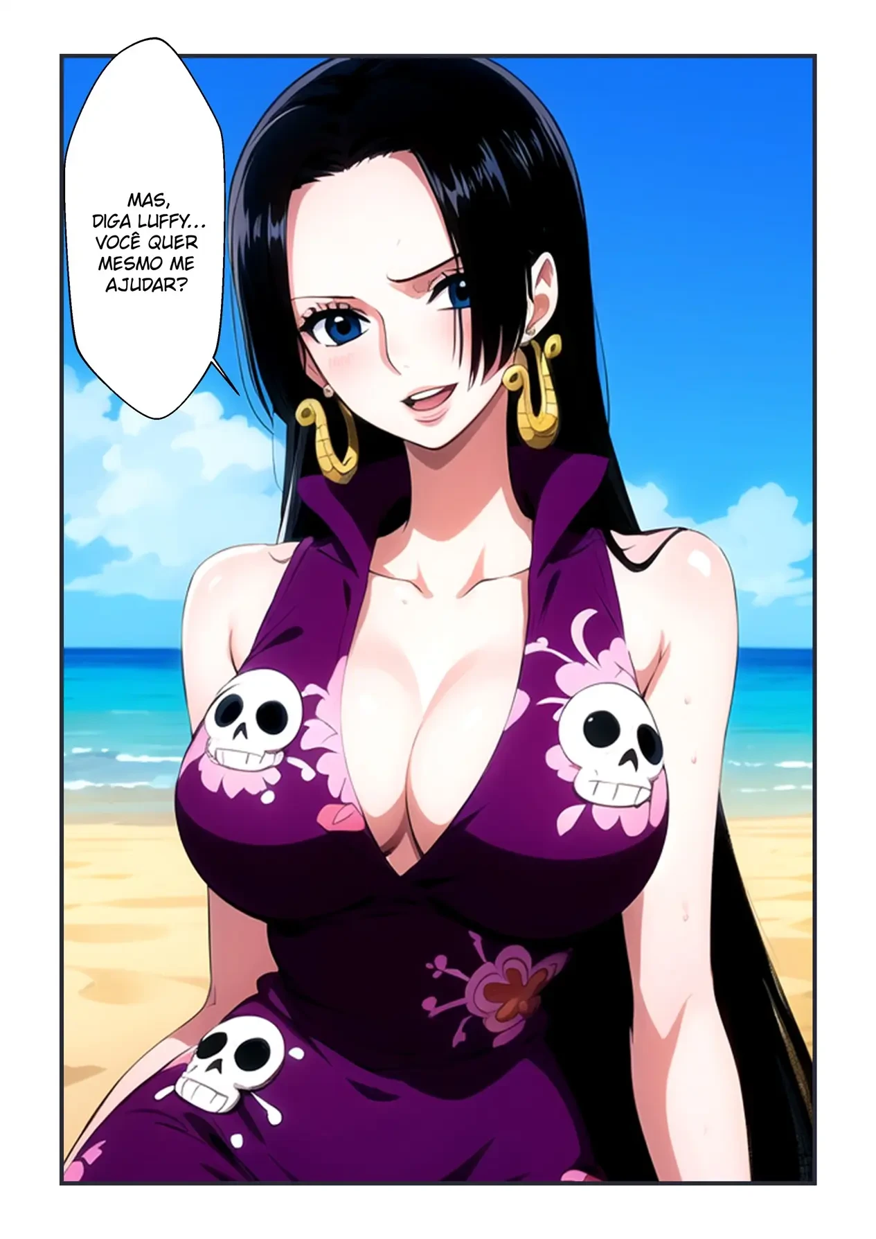 Luffy e Hancock Fazendo Sexo na Praia – Boquete – Atualizado