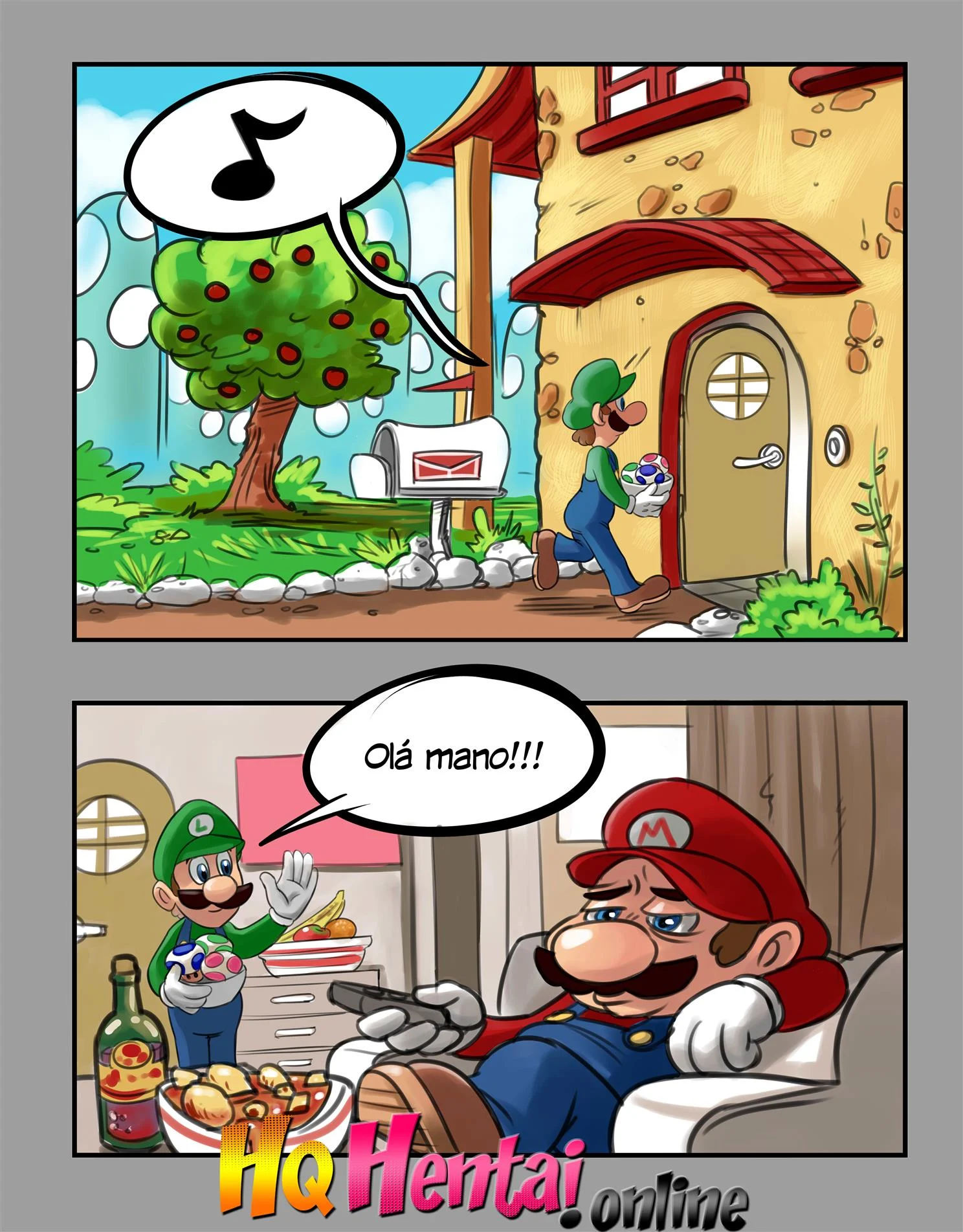 Luigi e Mario – HQ Hentai – HQ em Português