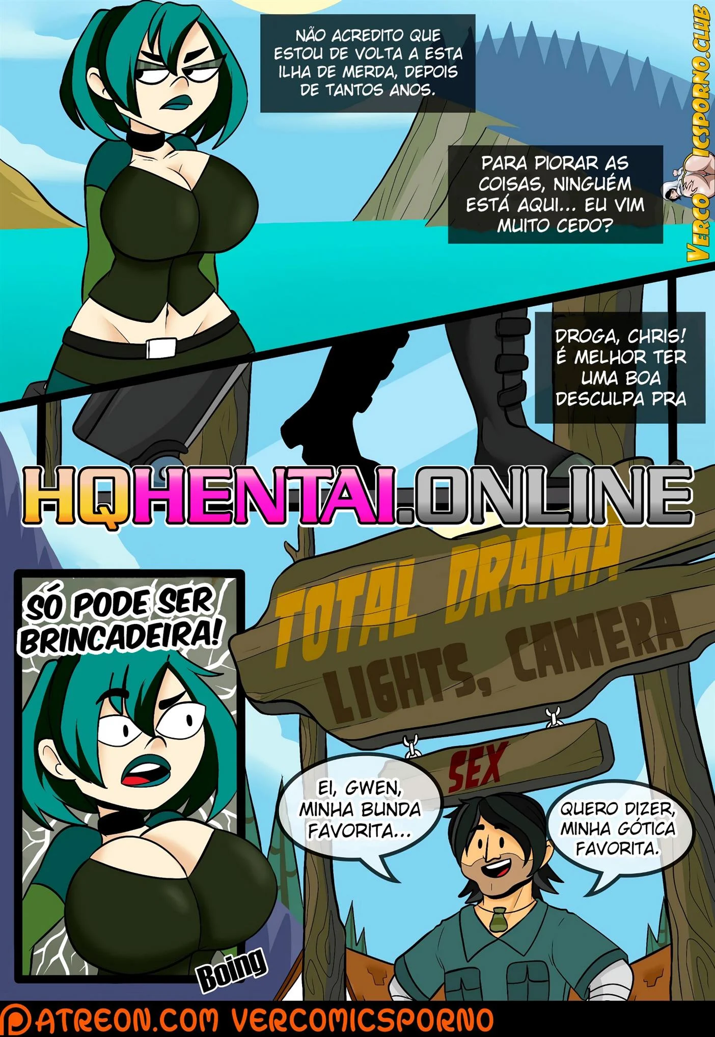 Luzes Câmera e Sexo – Hq de Sexo – Versão Traduzida