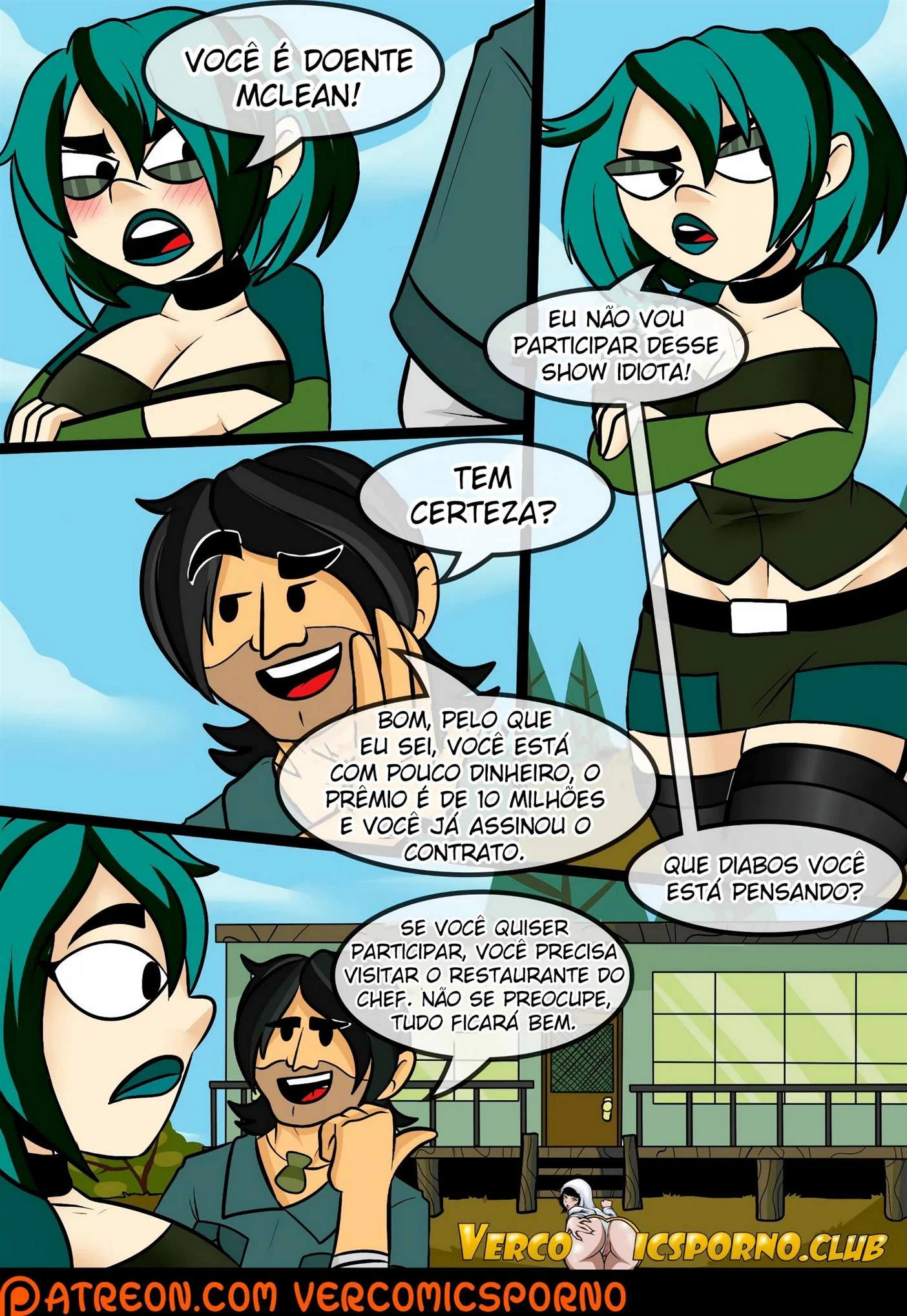 Luzes Câmera e Sexo – Hq de Sexo – Versão Traduzida