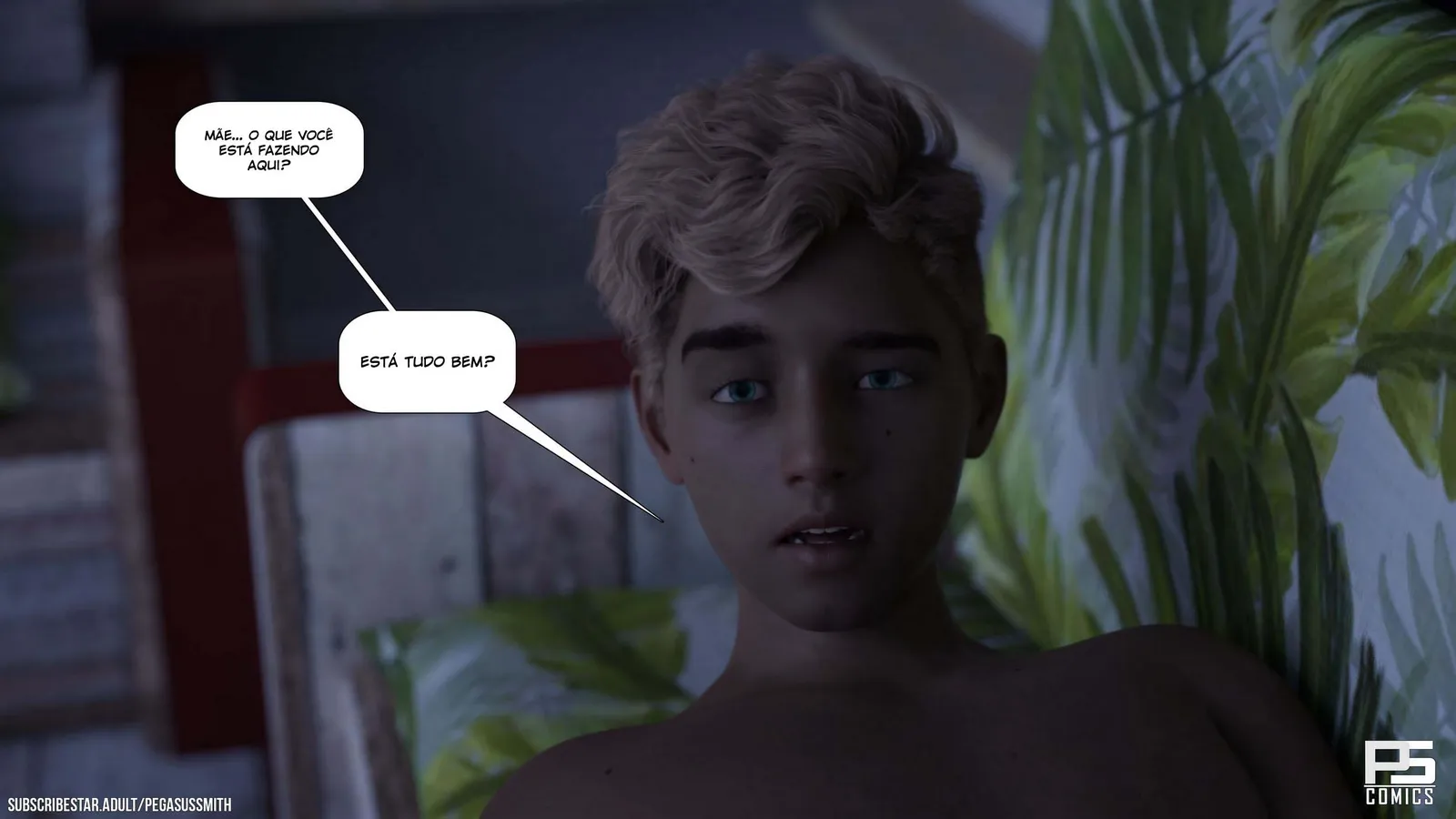 Mãe e Filho no resort de nudismo – Hentai Incesto – Versão PT-BR