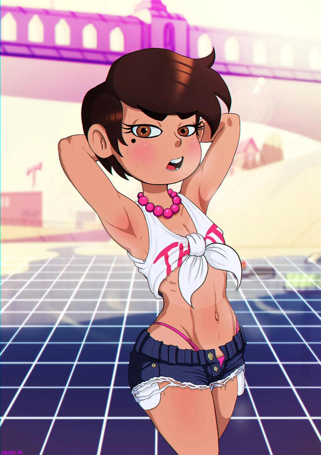 Marco a garçonte putinha – Crossdressing – Desenho de Sexo