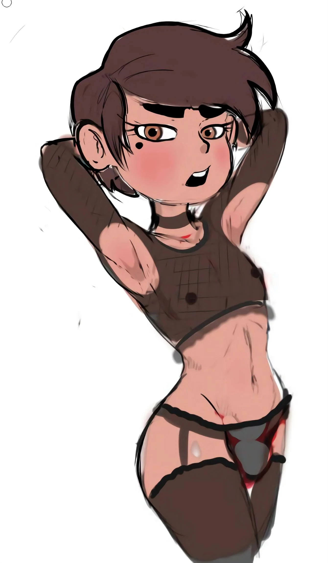 Marco a garçonte putinha – Crossdressing – Desenho de Sexo