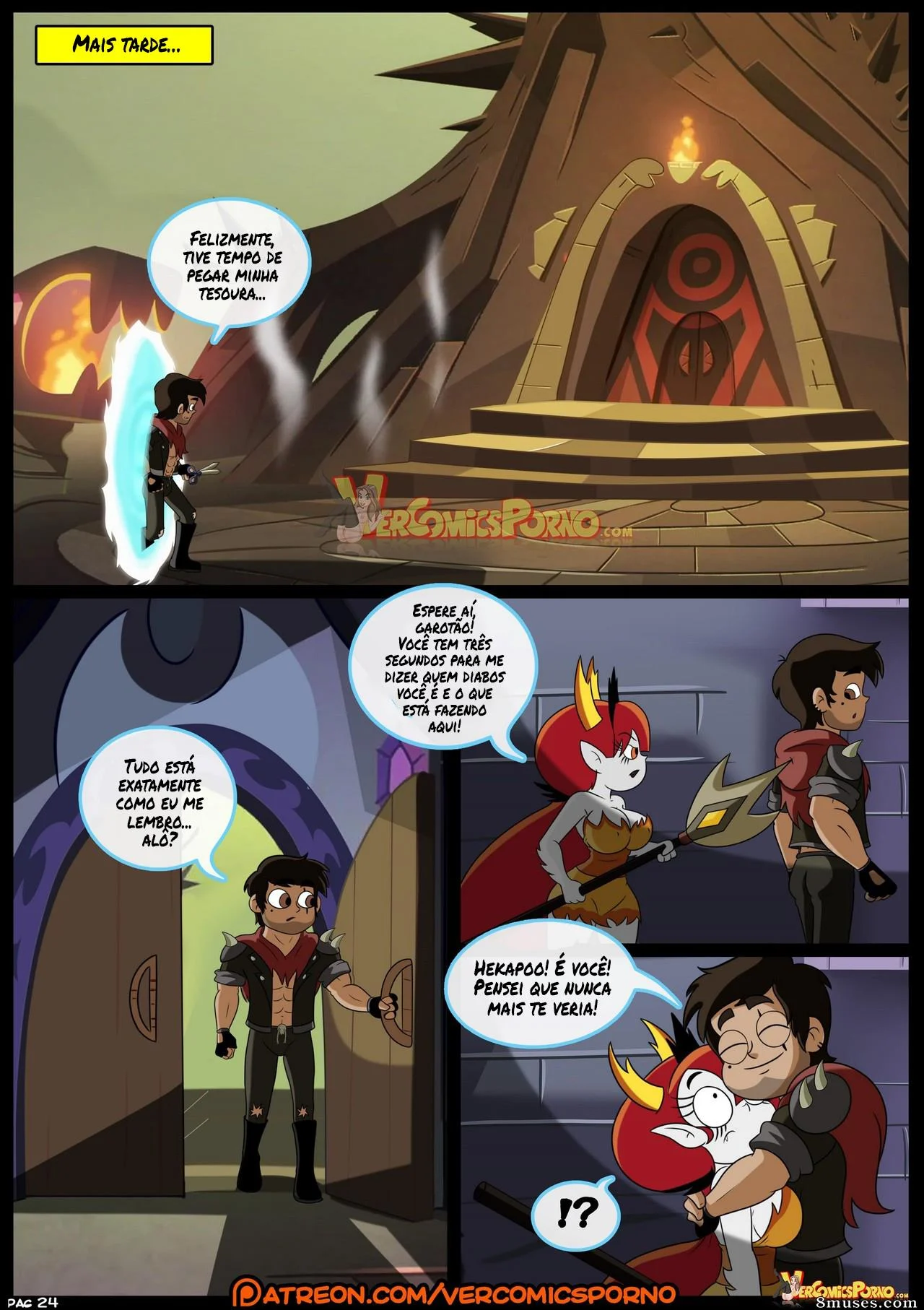 Marco vs as forças do tempo – HQ Pornô – Versão Nacional