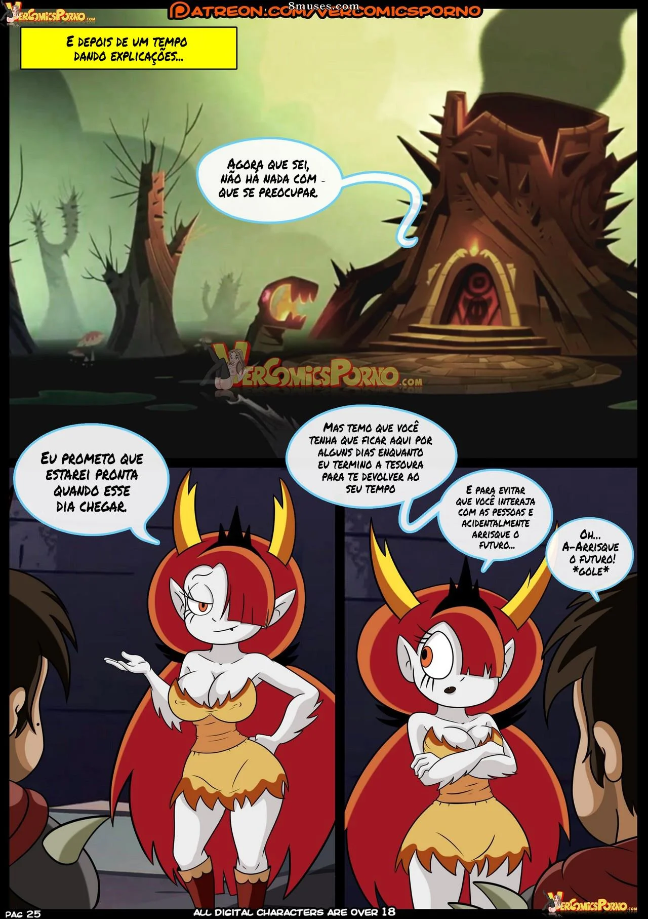 Marco vs as forças do tempo – HQ Pornô – Versão Nacional